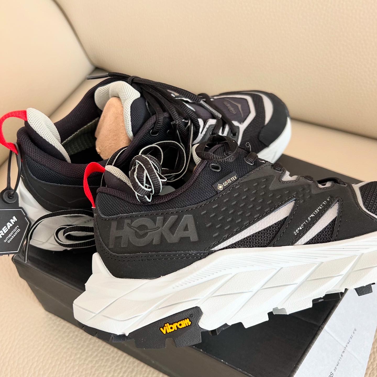 Hoka x WTAPS Anacapa Low GTX Black 착용 스타일 - 2