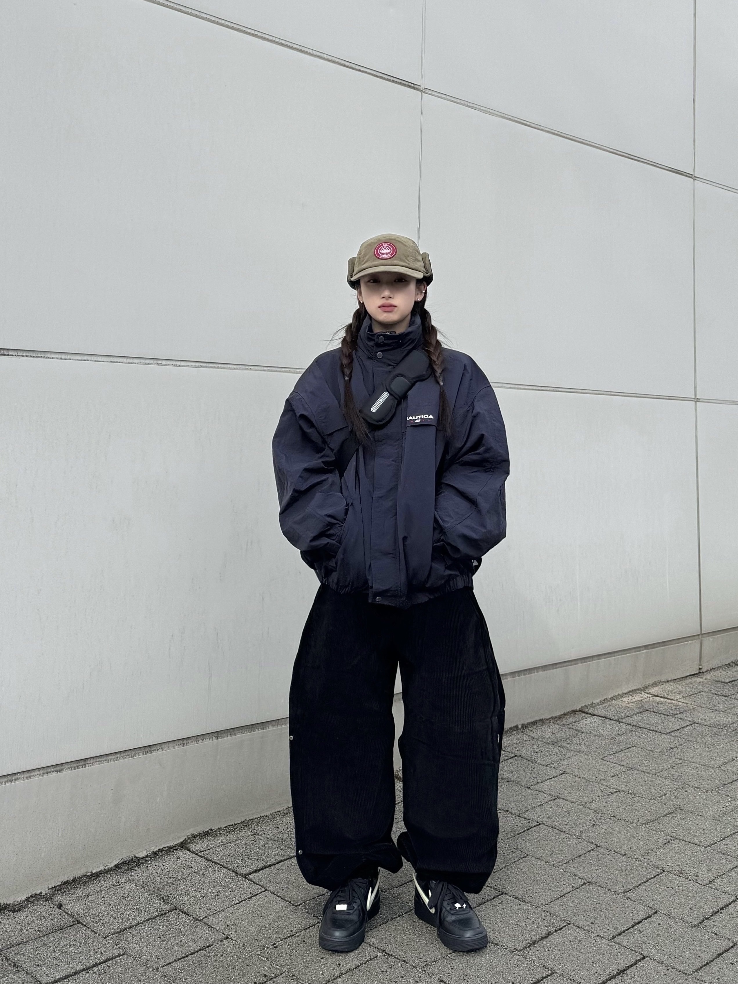 Nike x Ambush Air Force 1 Low SP Black, Adidas x C.P. Company Spezial Settend Hat Trace Olive 착용 스타일 - 1