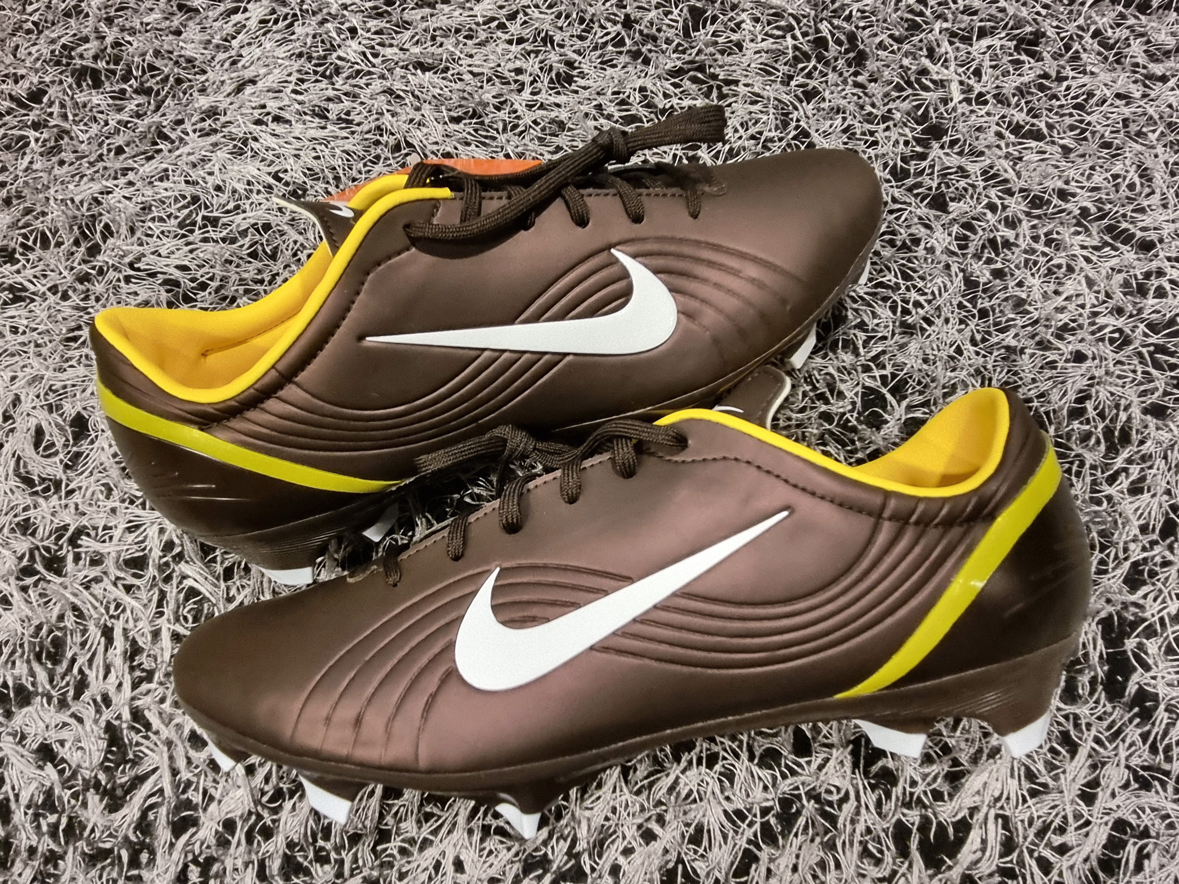 Nike Zoom Mercurial Vapor 1 RGN SE FG Dark Cinder Maize 착용 스타일 - 2