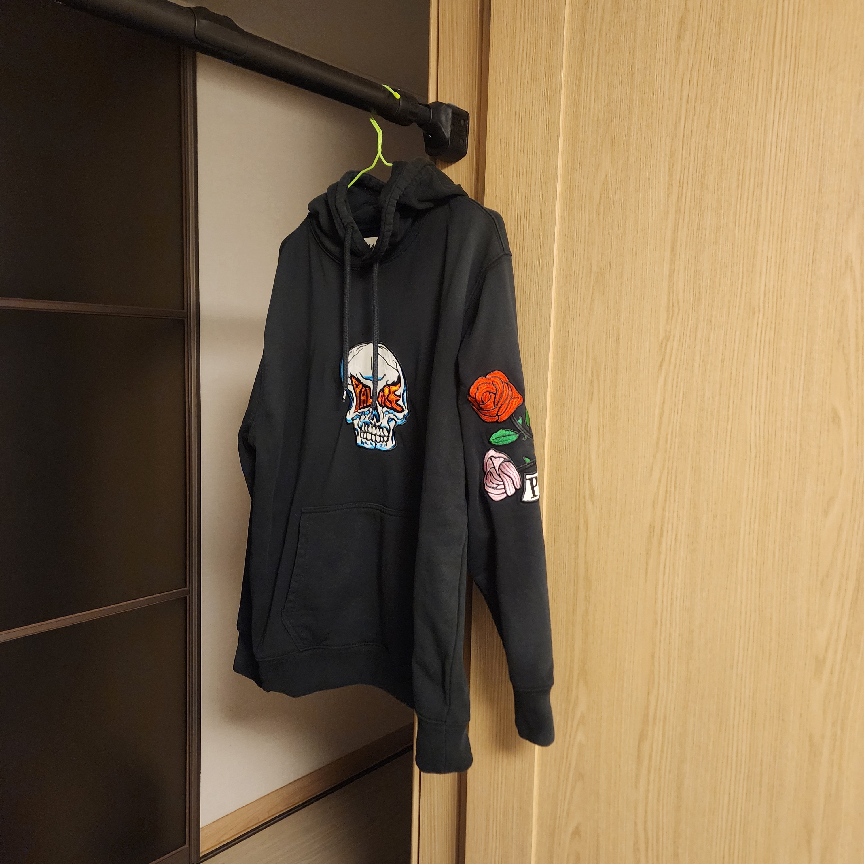 Palace Hesh Mit Fresh Hood Black - 20SS 착용 스타일 - 2