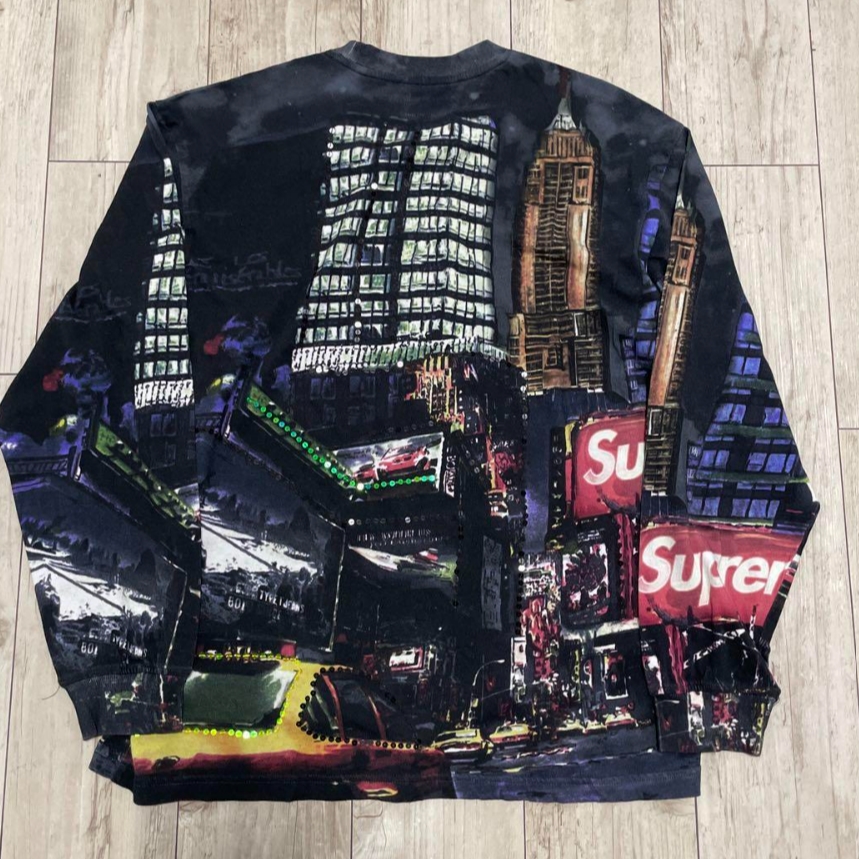 Supreme Skyline Sequin L/S Top Night - 25SS 착용 스타일 - 2