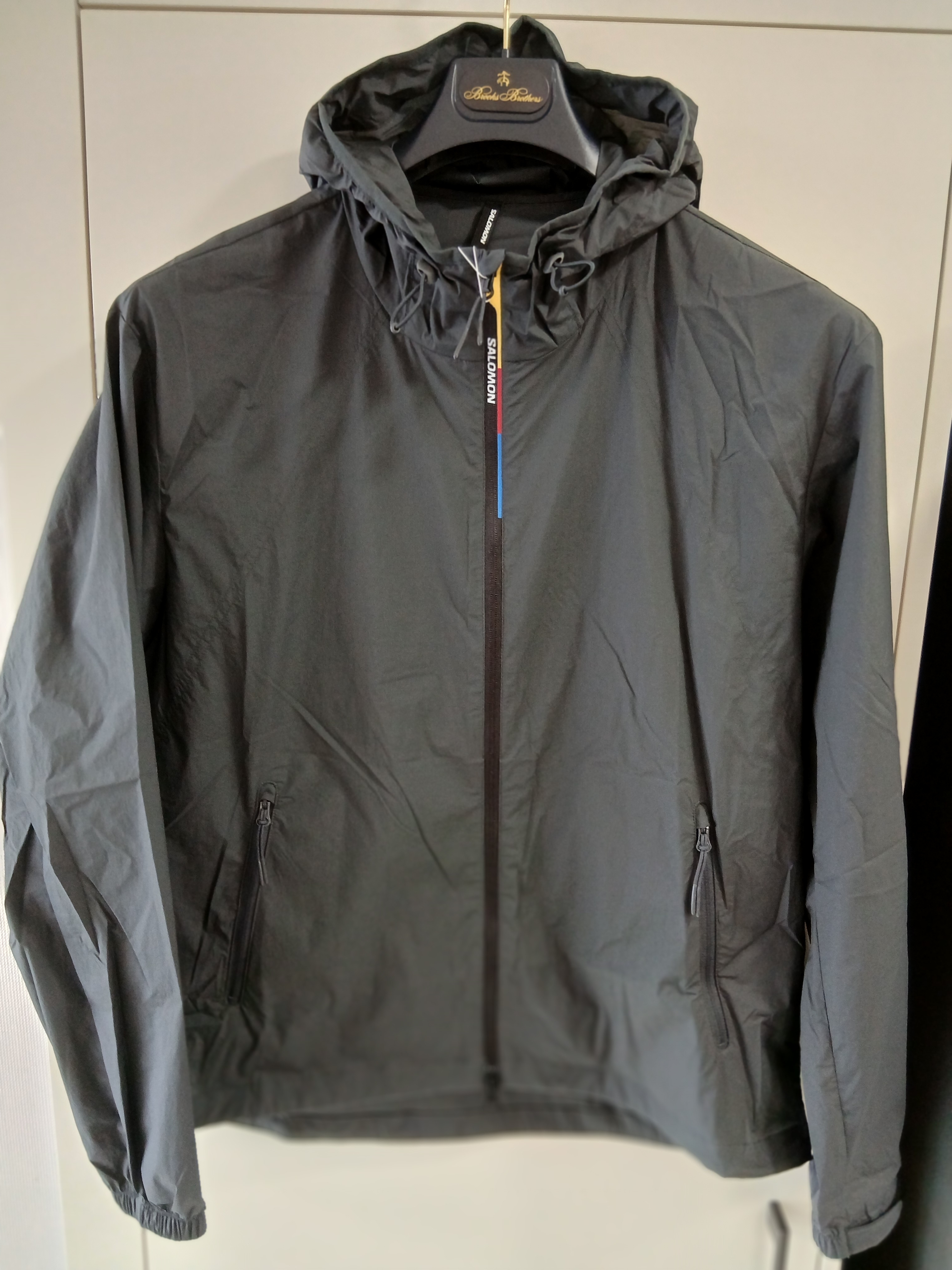 Salomon Modisay Aero Dark Charcoal 착용 스타일 - 1