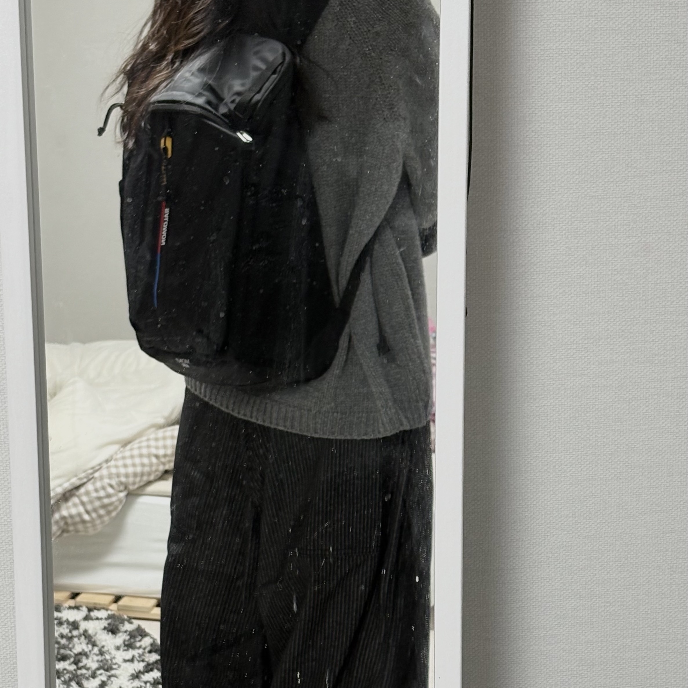 Salomon Mont LT Backpack Black 착용 스타일 - 1