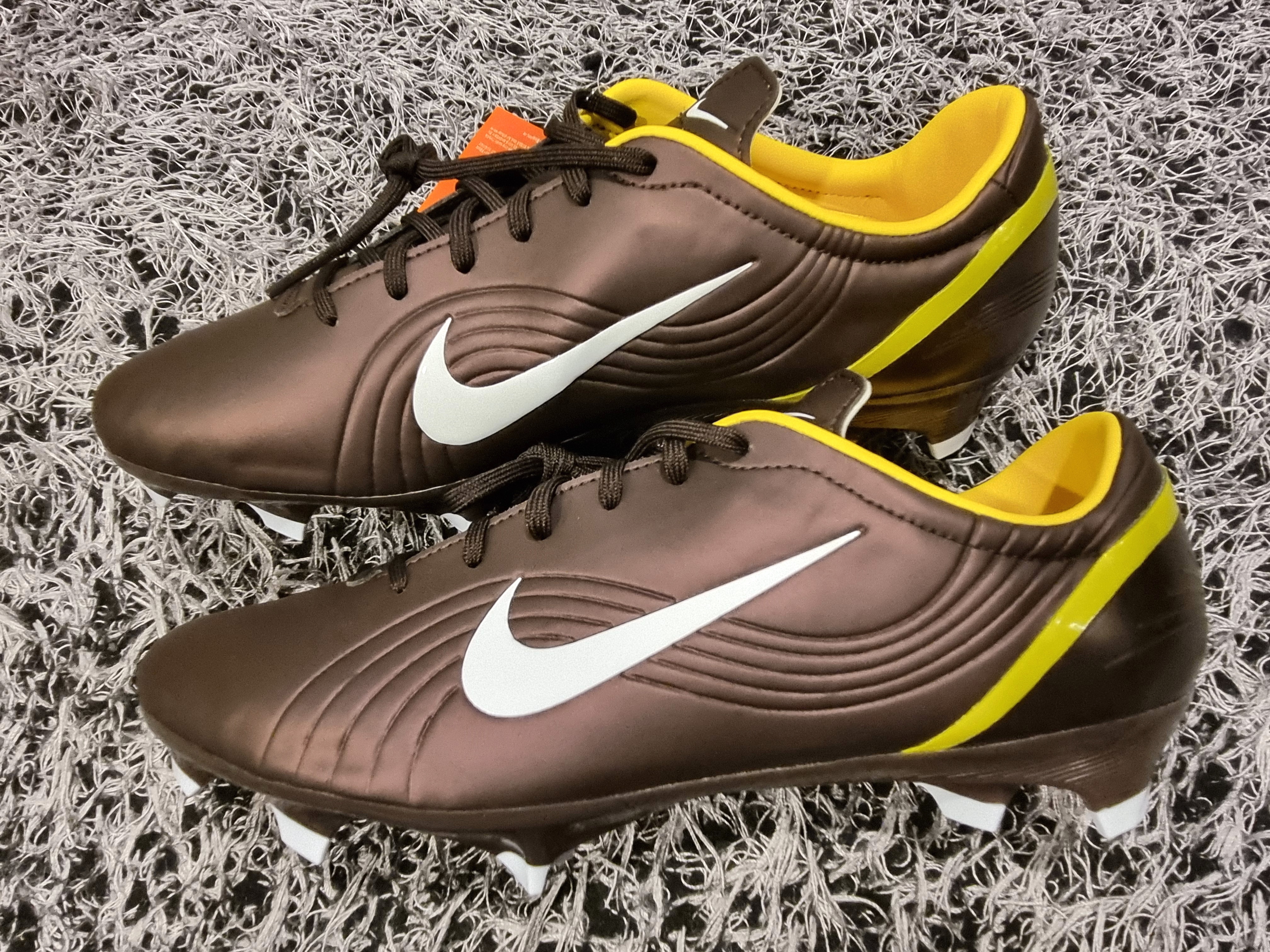 Nike Zoom Mercurial Vapor 1 RGN SE FG Dark Cinder Maize 착용 스타일 - 3
