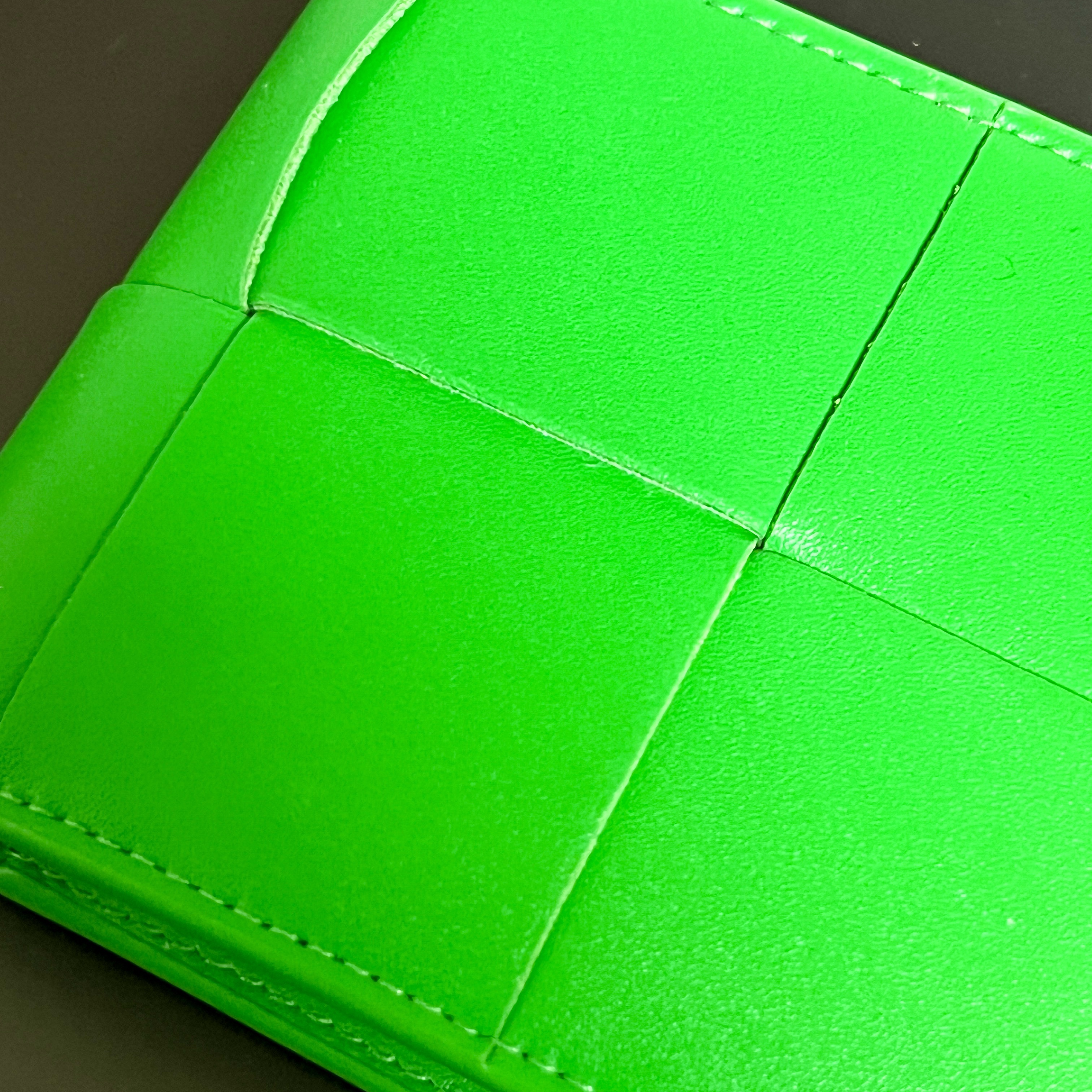 Bottega Veneta Bi-Fold Wallet with Coin Purse Parakeet 착용 스타일