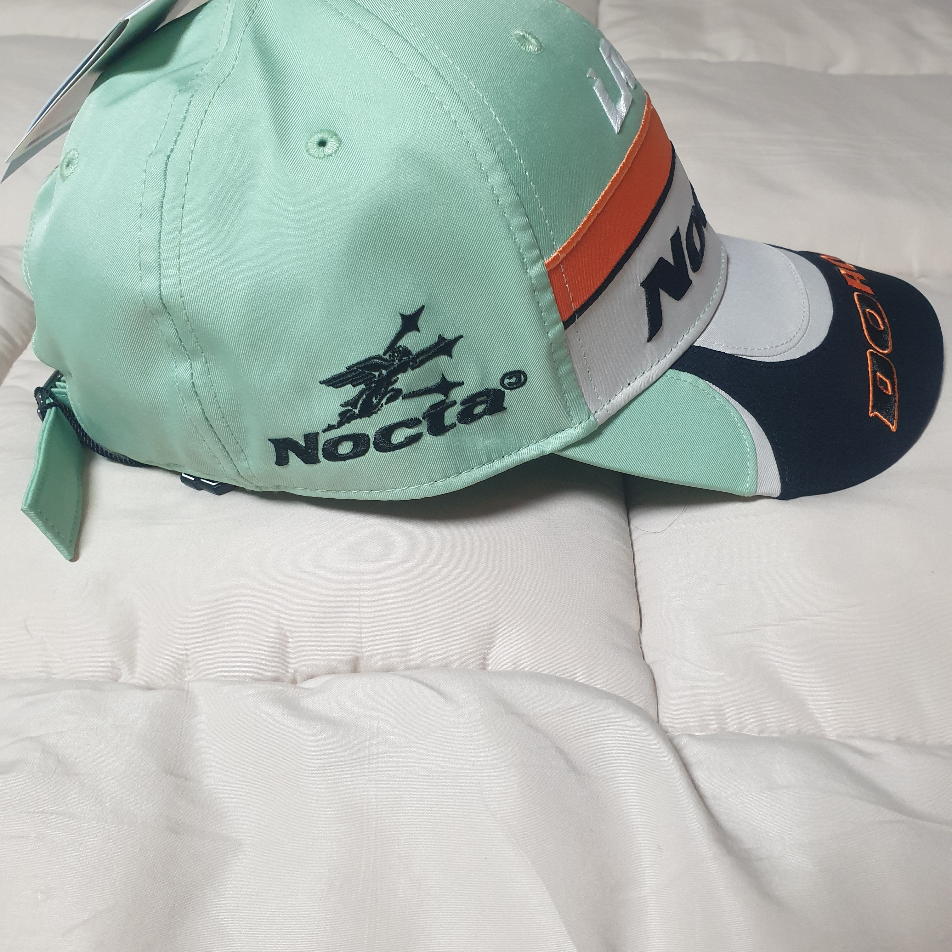 Nike x Drake Nocta x Kar L'Art De L'Automobile Drx Hat Enamel Green 착용 스타일 - 4