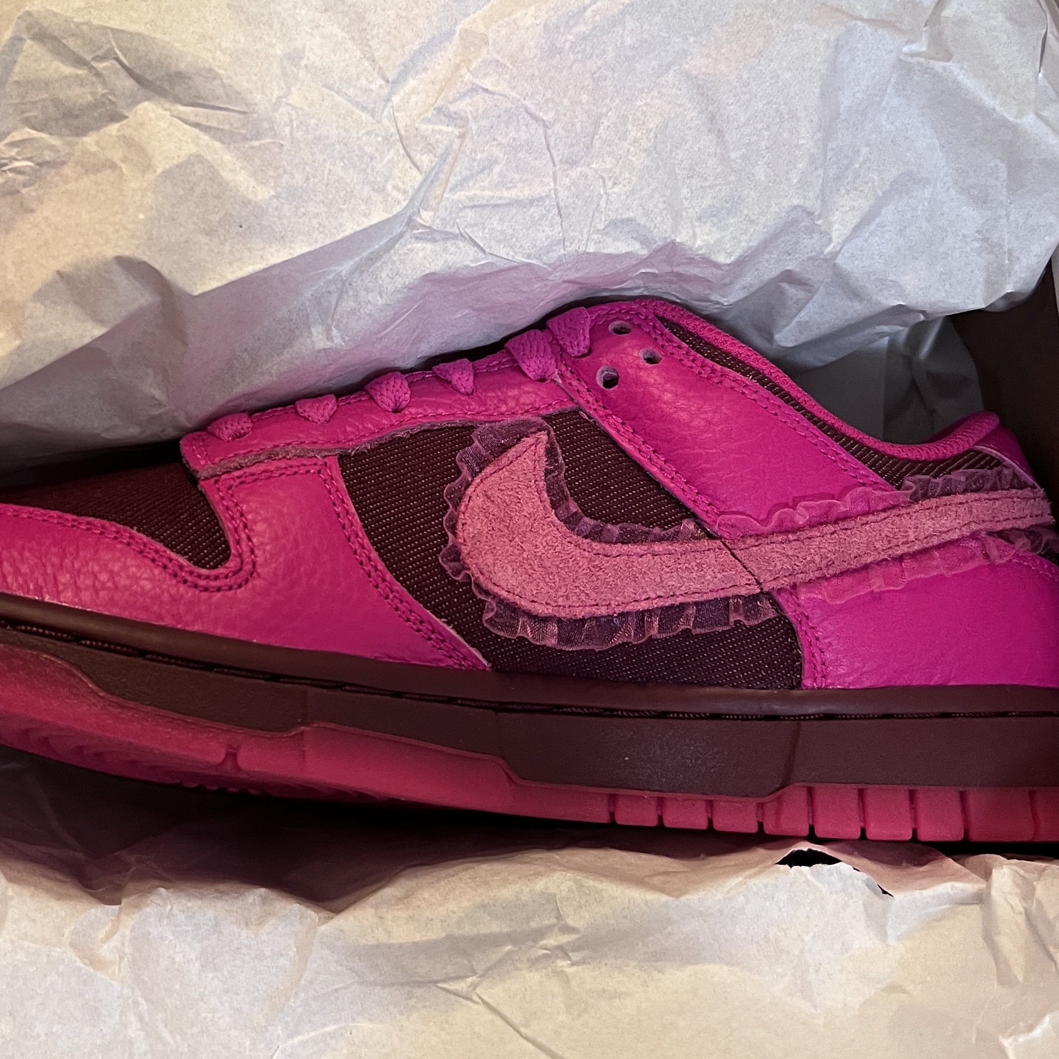 (W) Nike Dunk Low Prime Pink 착용 스타일