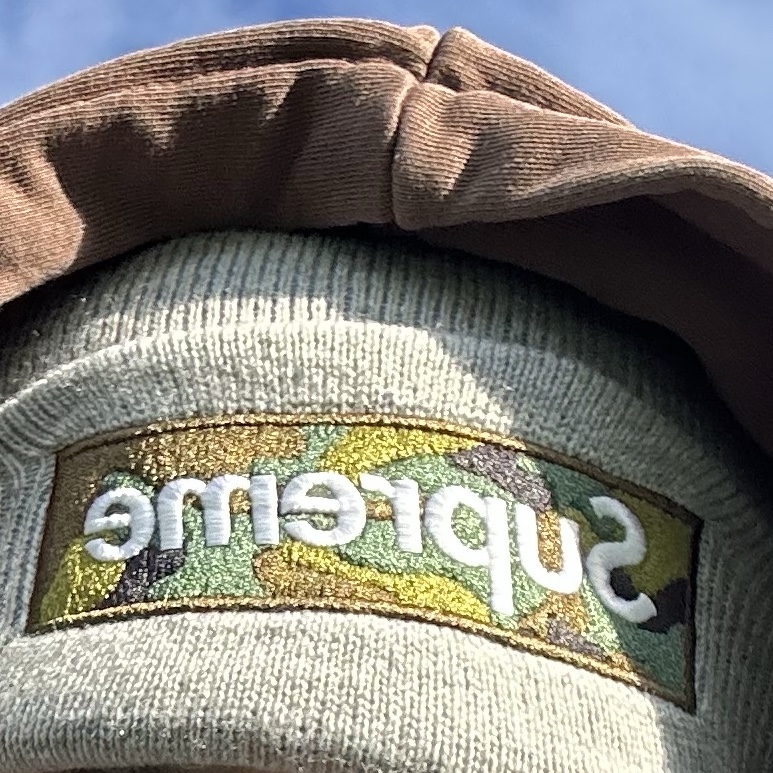Supreme New Era Box Logo Beanie Heather Grey - 23FW 착용 스타일