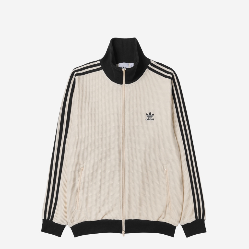 Adidas Waffle Beckenbauer Track Top Wonder White - KR Sizing 착용 스타일