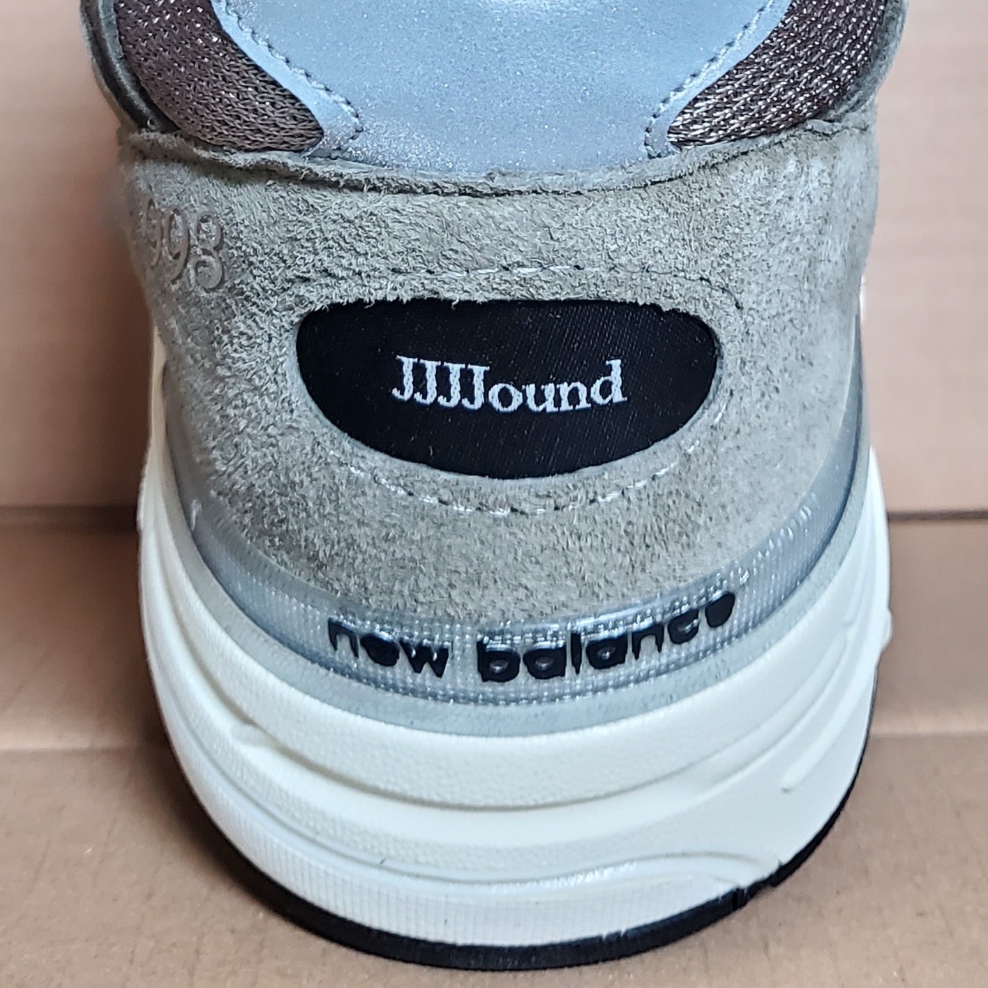 New Balance x JJJJound 993 Made in USA Mushroom White 착용 스타일