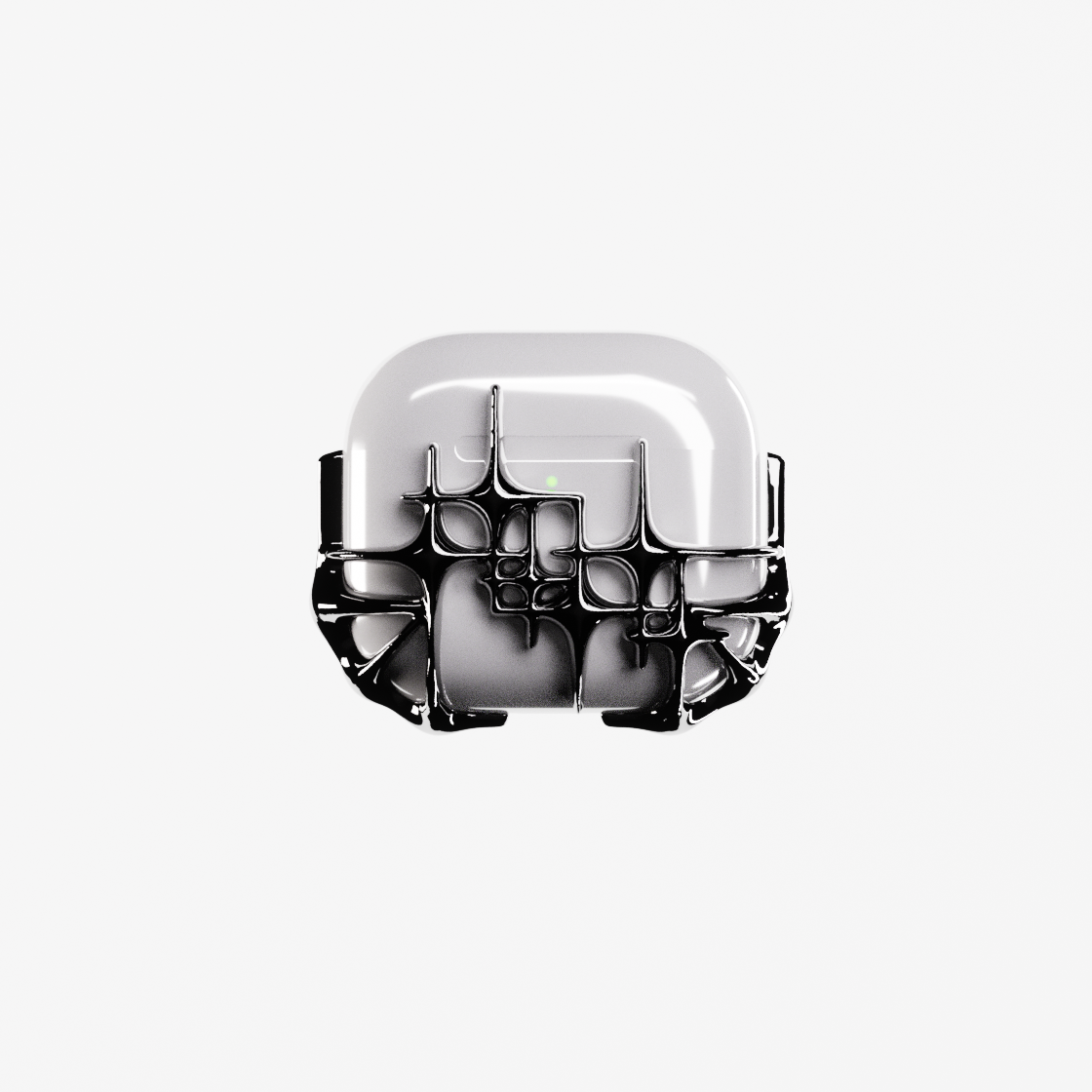 테스트 아티팩트 에라 에어팟 4세대 케이스 002 블랙(Test Artifact Era Pod4 002 Black)