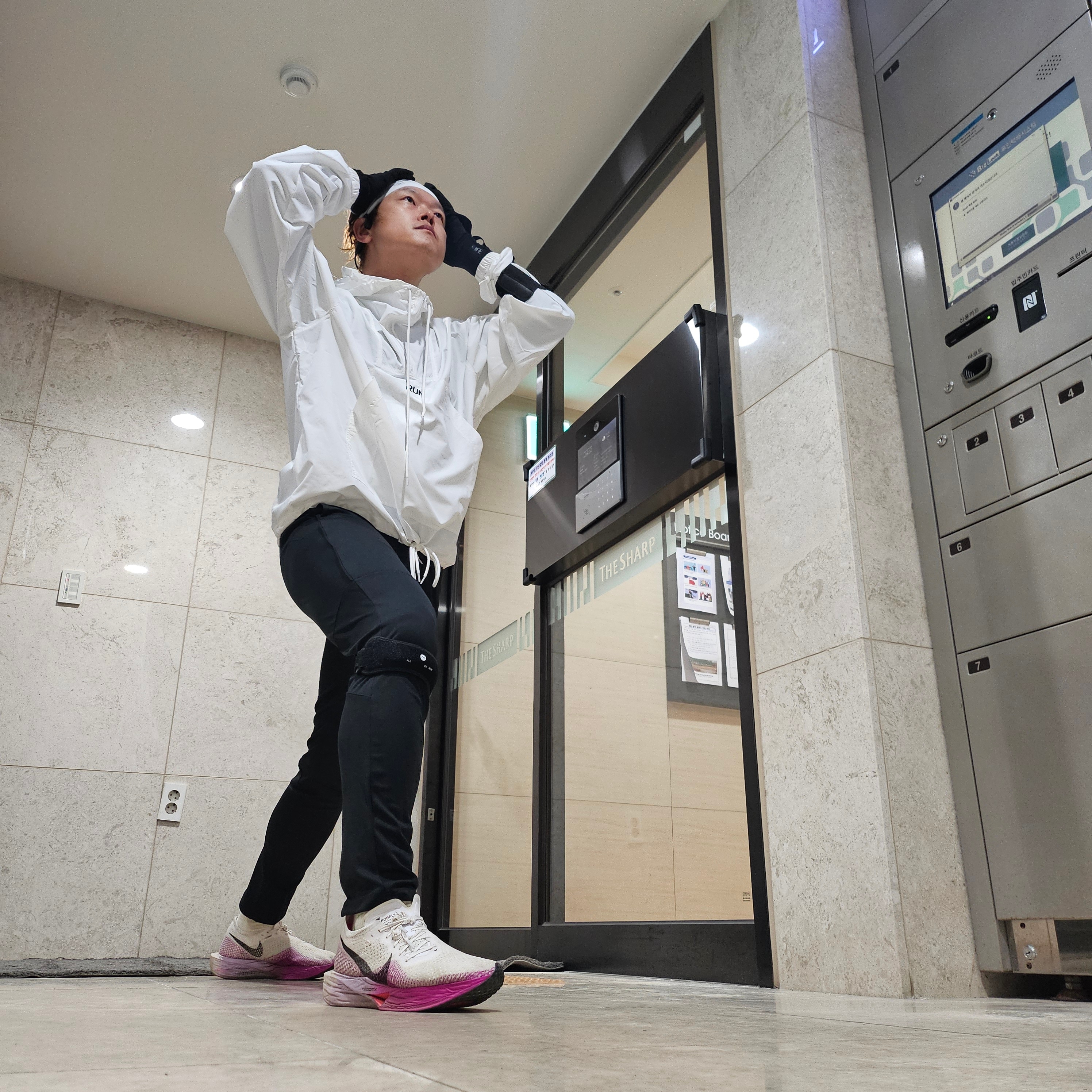 Nike Dri-Fit Park 20 Knit Pant Black White - US/EU, Nike ZoomX Vaporfly Next% 3 White Vivid Purple 착용 스타일 - 3