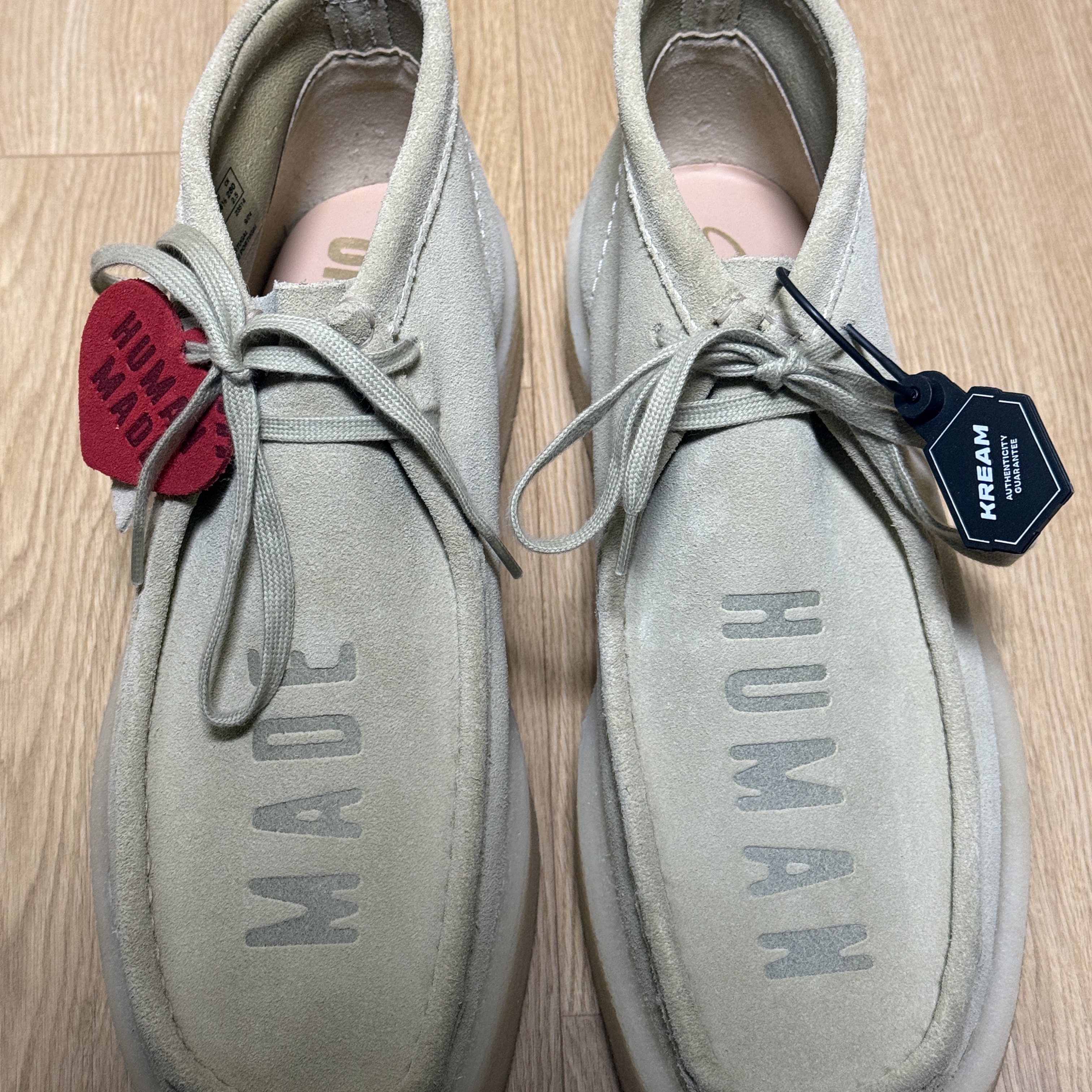 Clarks x Human Made Wallabee Made Beige 착용 스타일