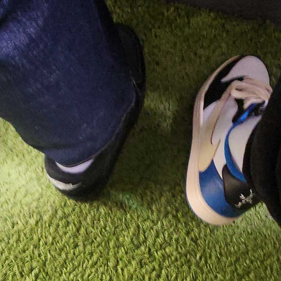 Jordan 1 x Travis Scott x Fragment Retro Low OG SP Military Blue, Jordan 1 x Travis Scott Retro Low OG SP Black Phantom 착용 스타일 - 4