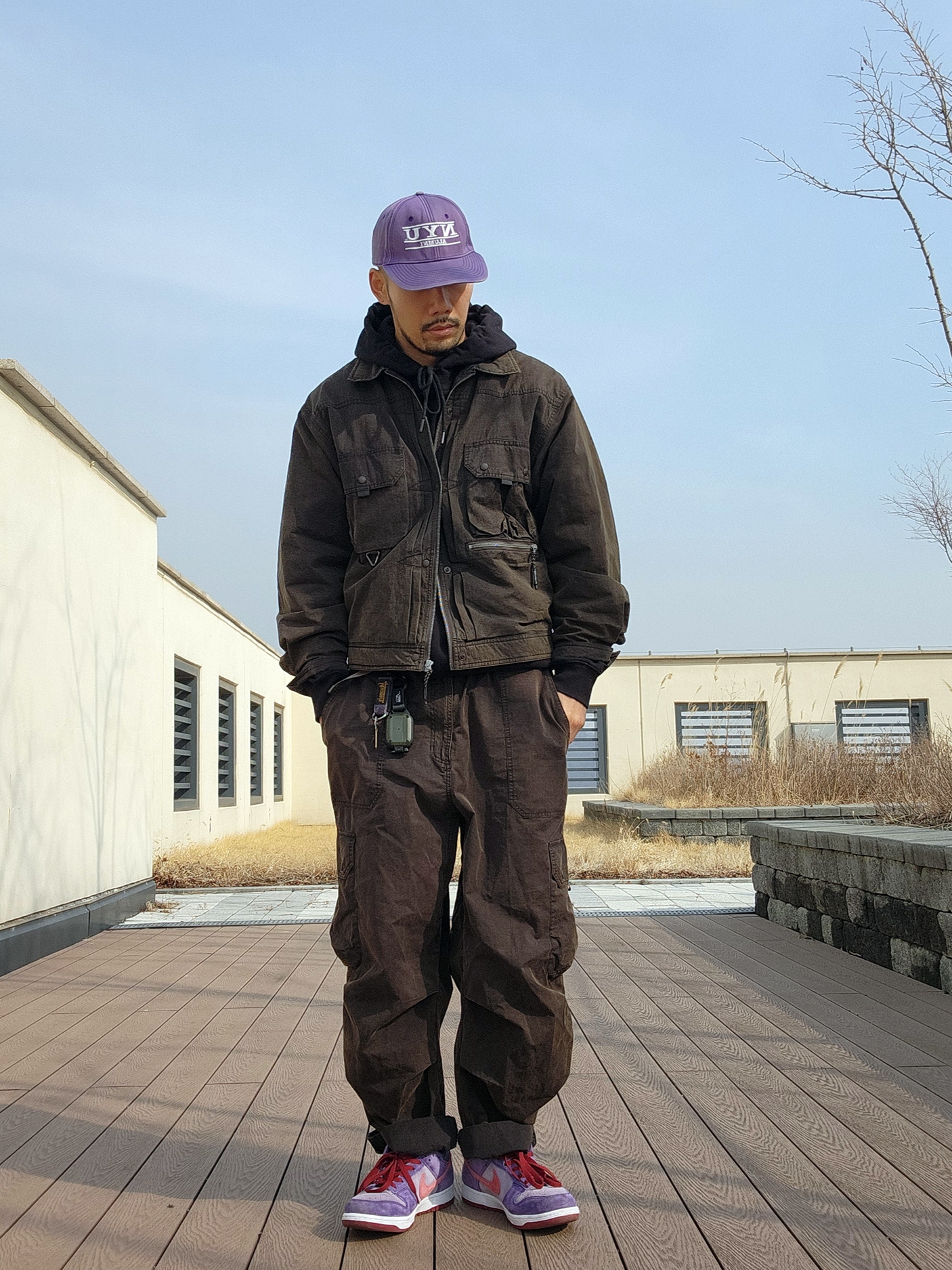 Nike Dunk Low SP Plum 2024 착용 스타일 - 1