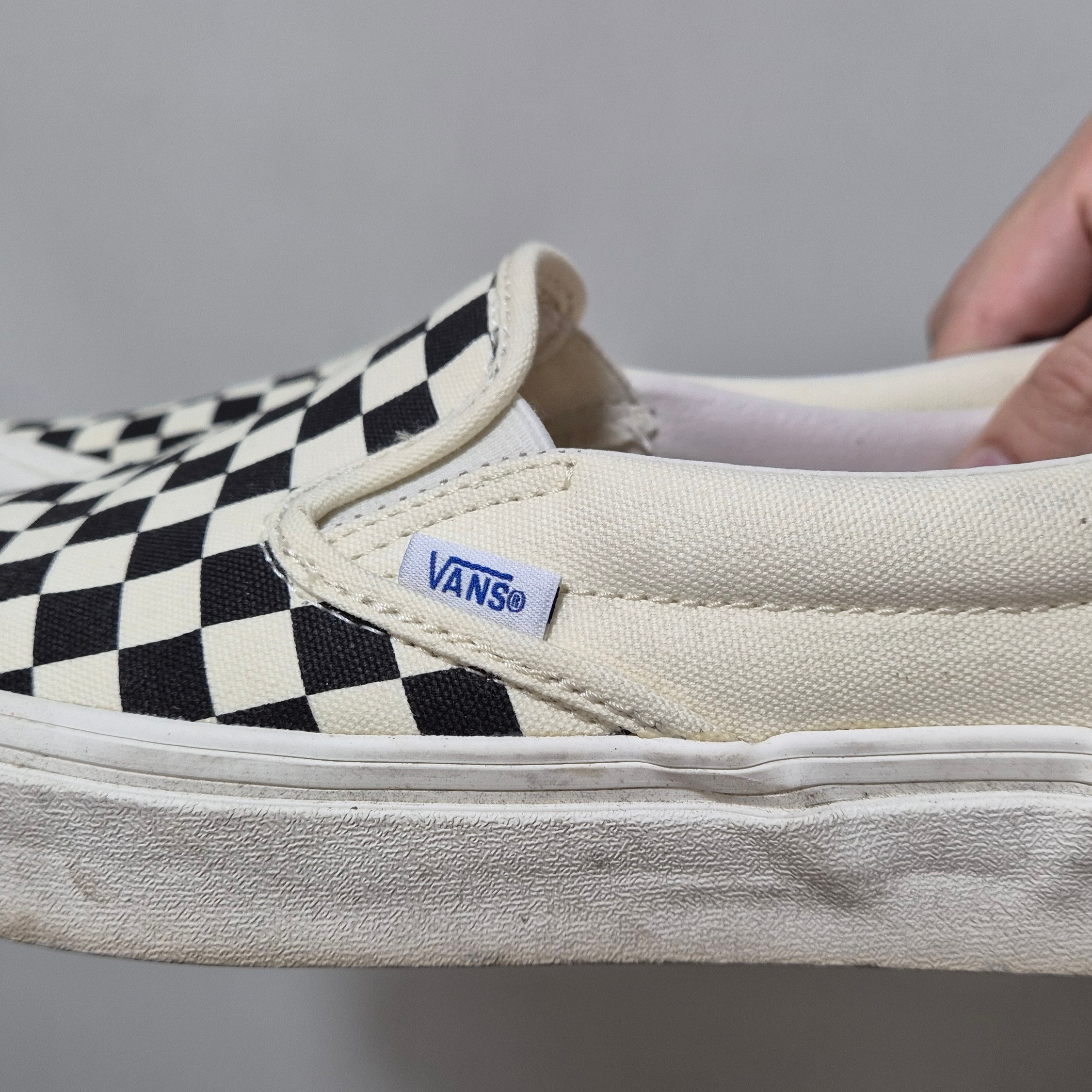 Vans Vault OG Classic Slip-On Checkerboard 착용 스타일
