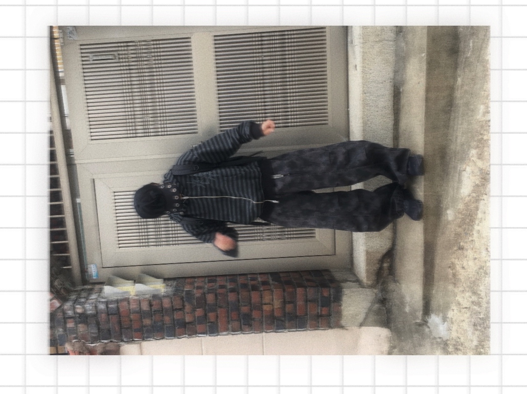 On Running Cloudmonster All Black 착용 스타일 - 5