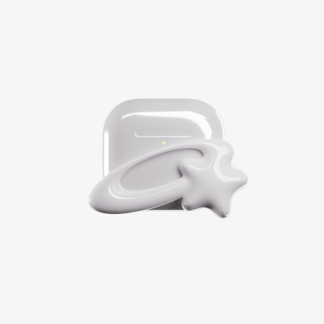 테스트 아티팩트 에라 에어팟 4세대 케이스 003 화이트(Test Artifact Era Pod4 003 White)