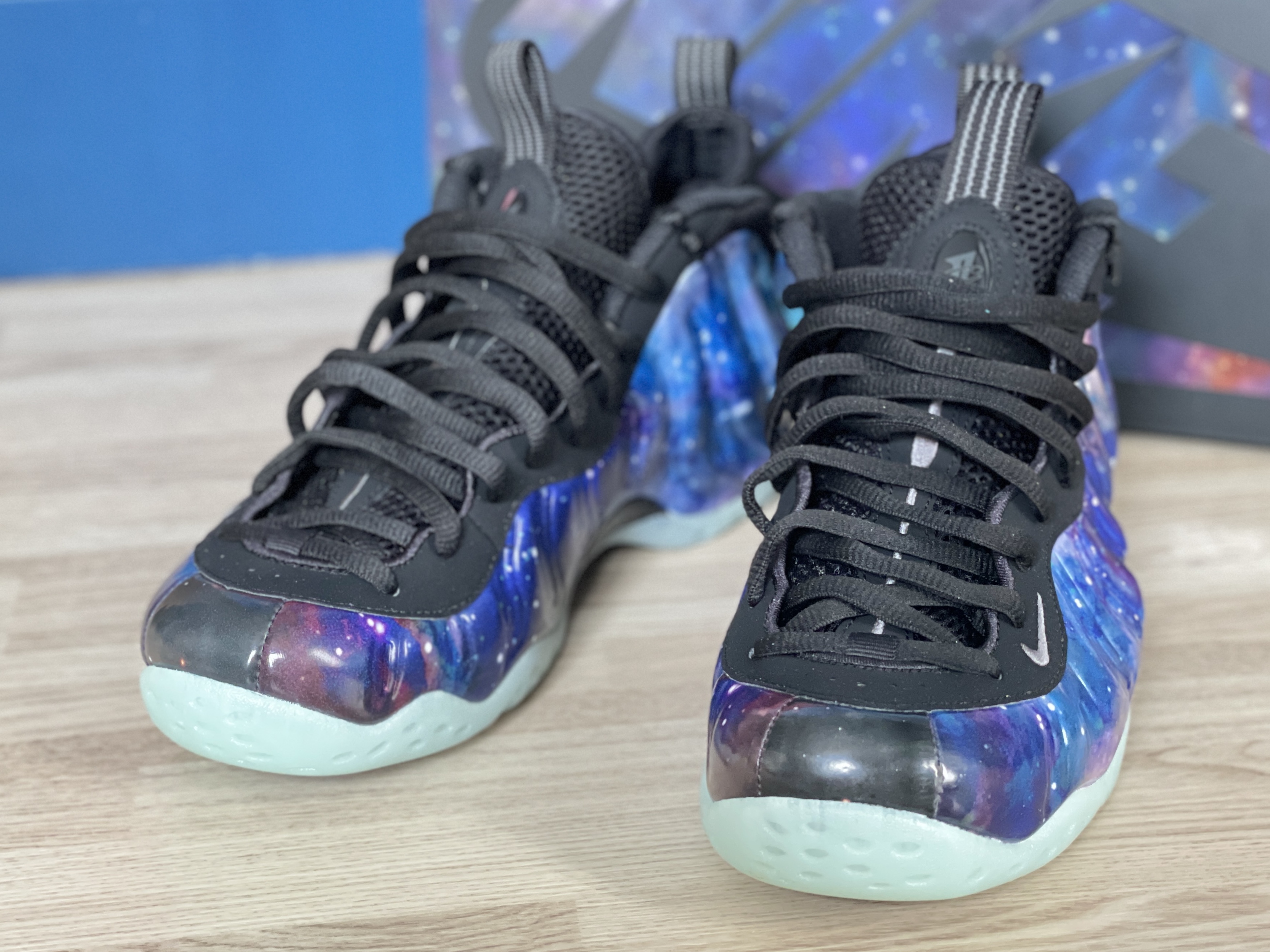 Nike Air Foamposite One Galaxy 착용 스타일 - 3