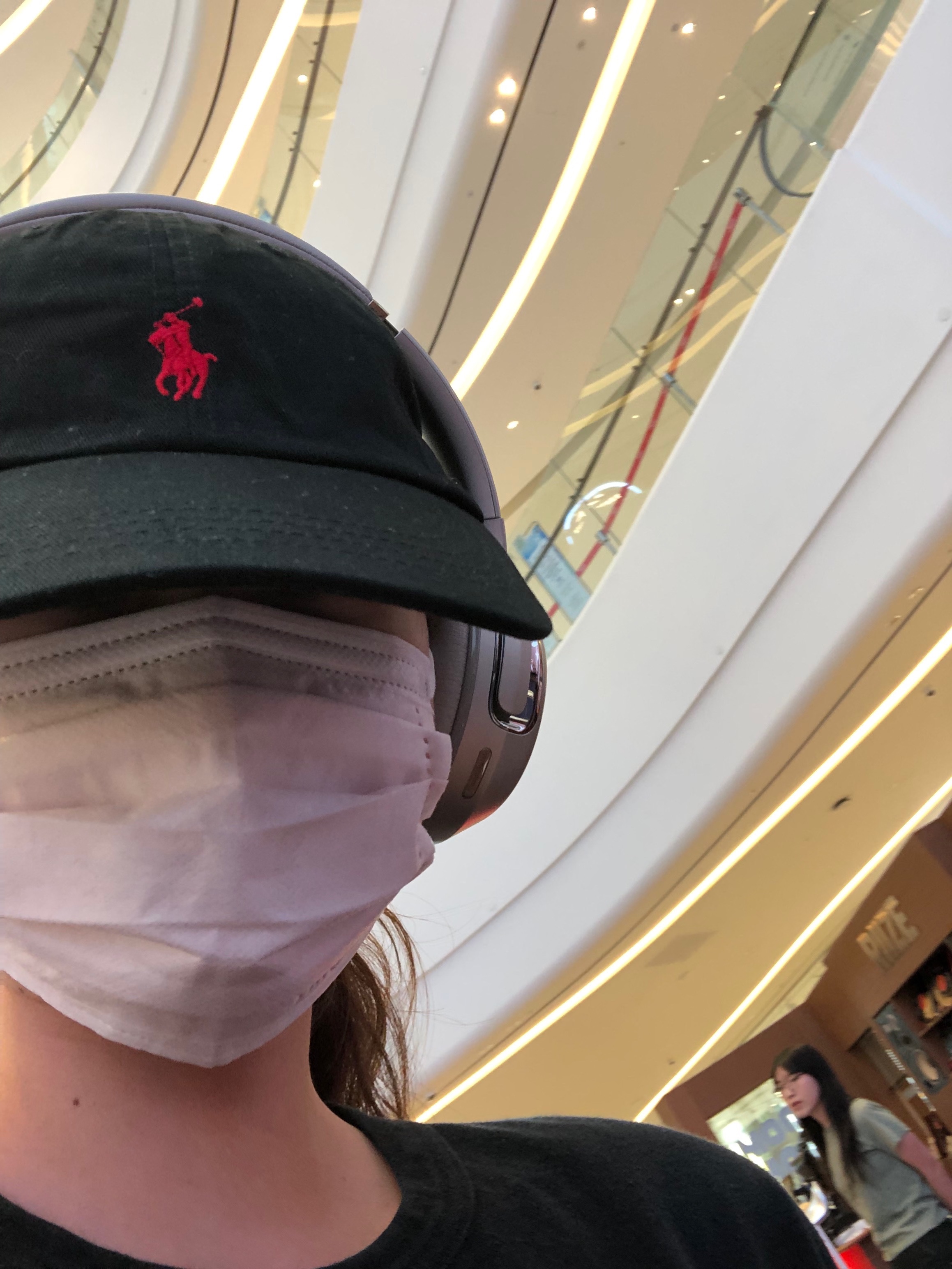 [30%적립] Polo Ralph Lauren Cotton Chino Ball Cap Polo Black 착용 스타일