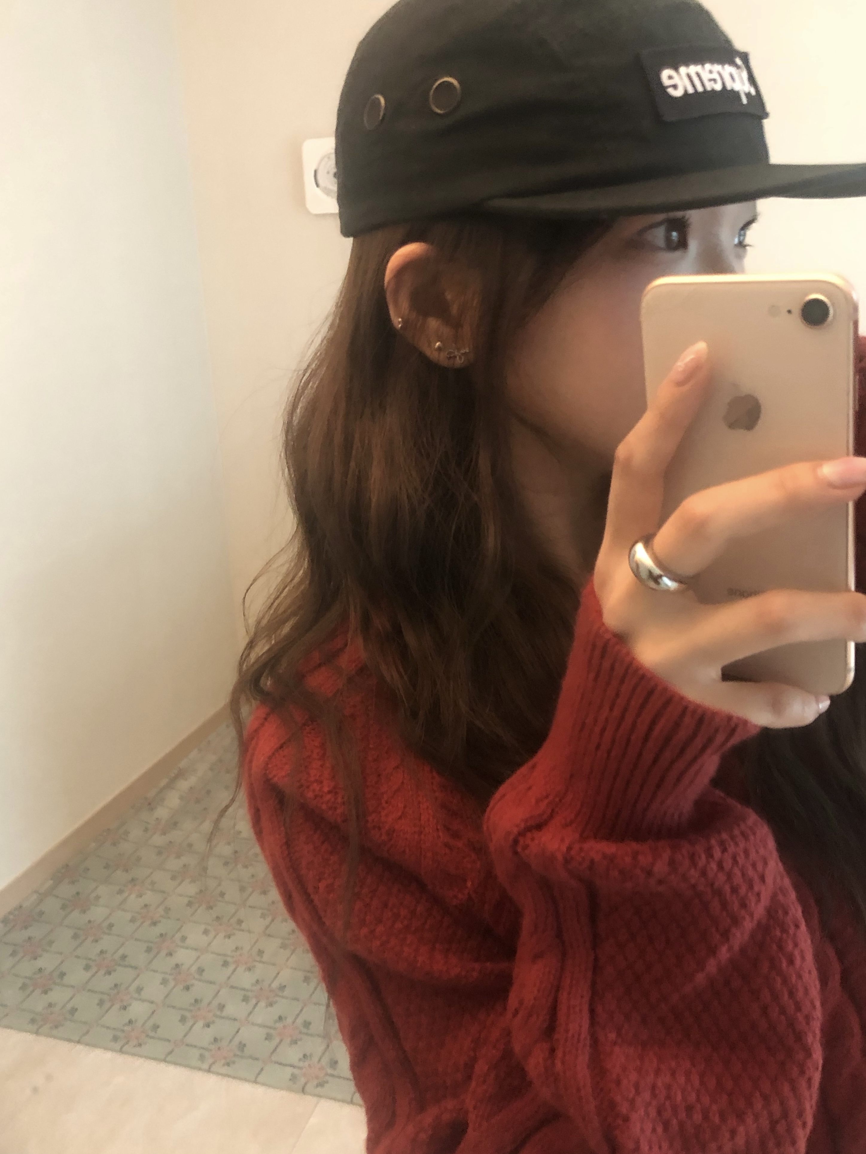 Supreme Military Camp Cap Black - 25SS 착용 스타일 - 3