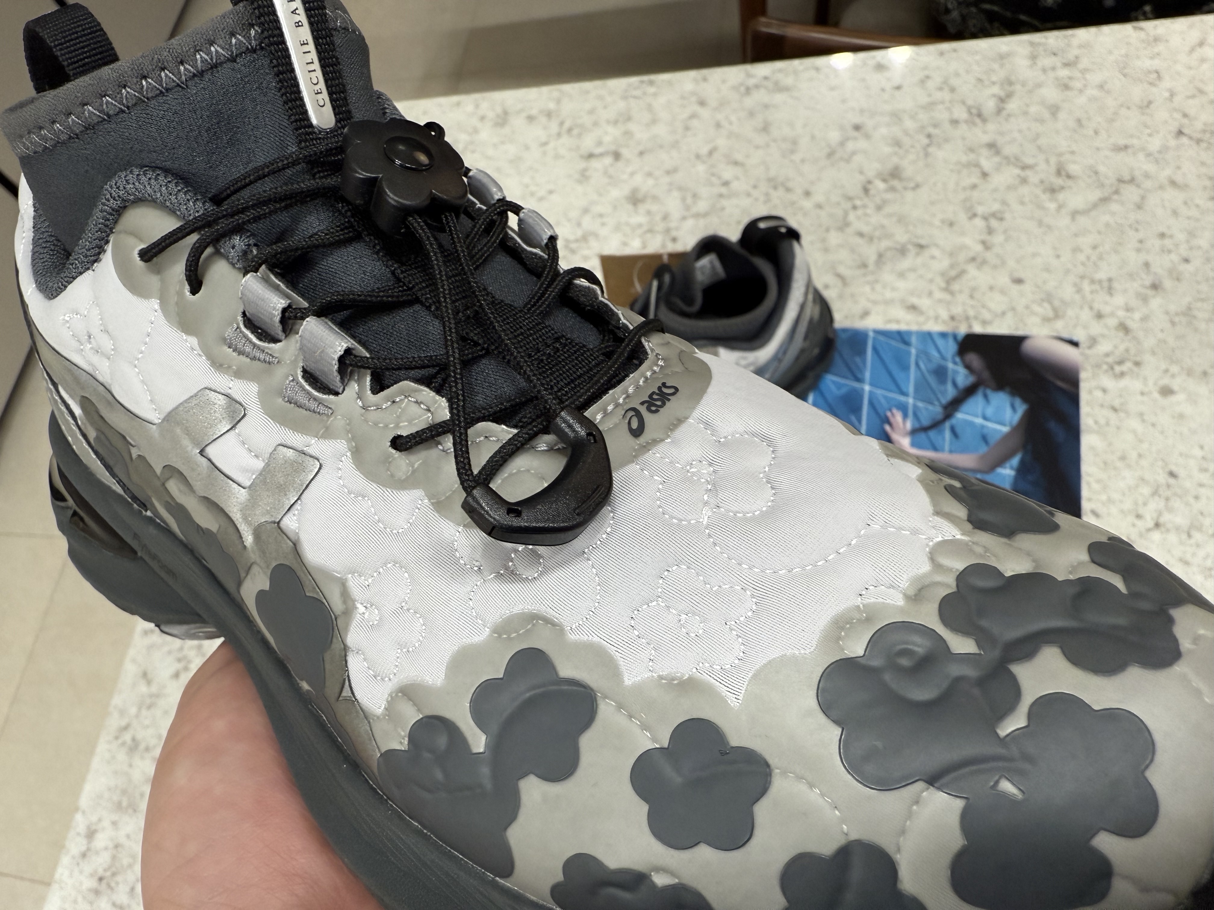Asics x Cecilie Bahnsen Gel-Terrain MT Pure Silver 착용 스타일 - 7