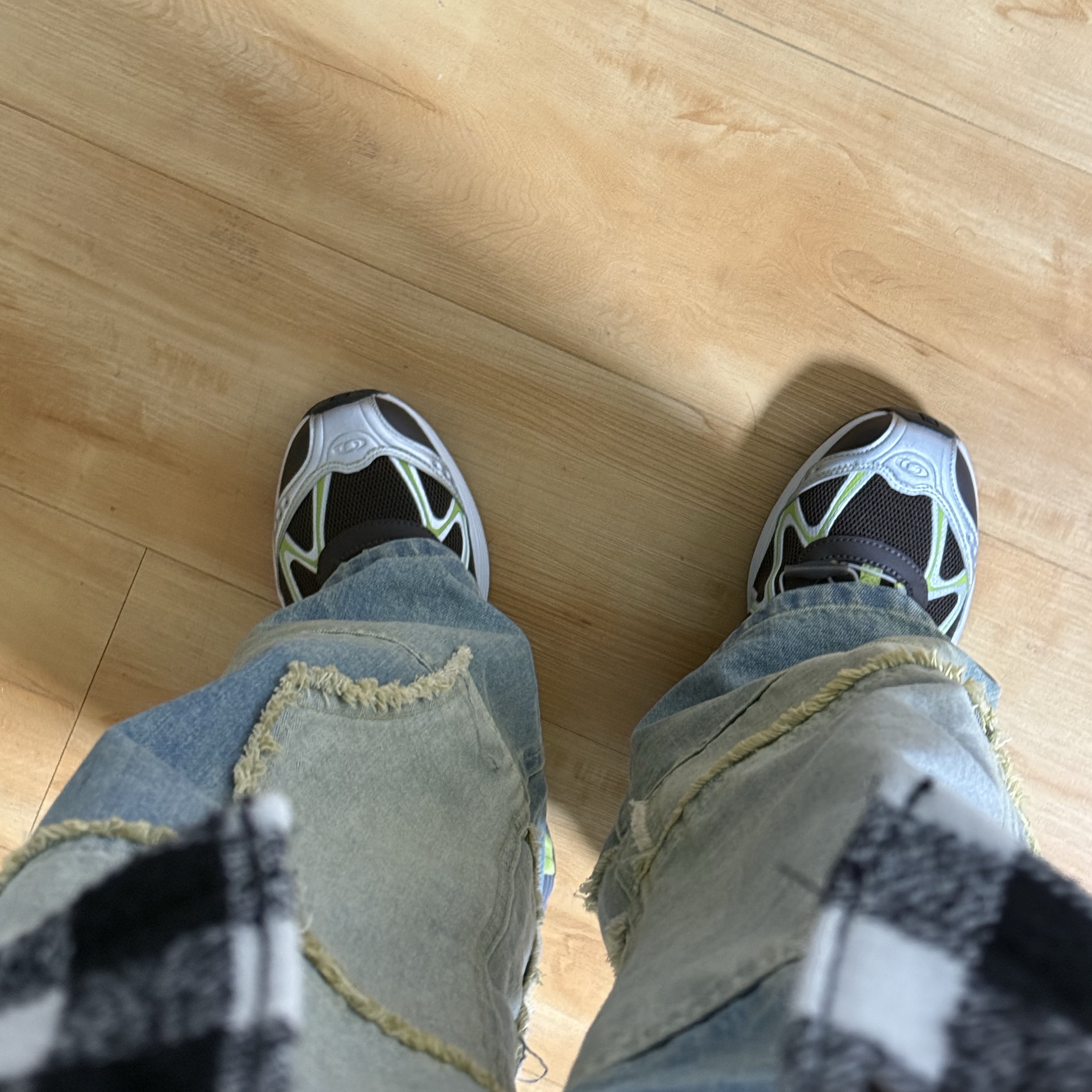 Salomon x Kith XT-Whisper Black Green 착용 스타일
