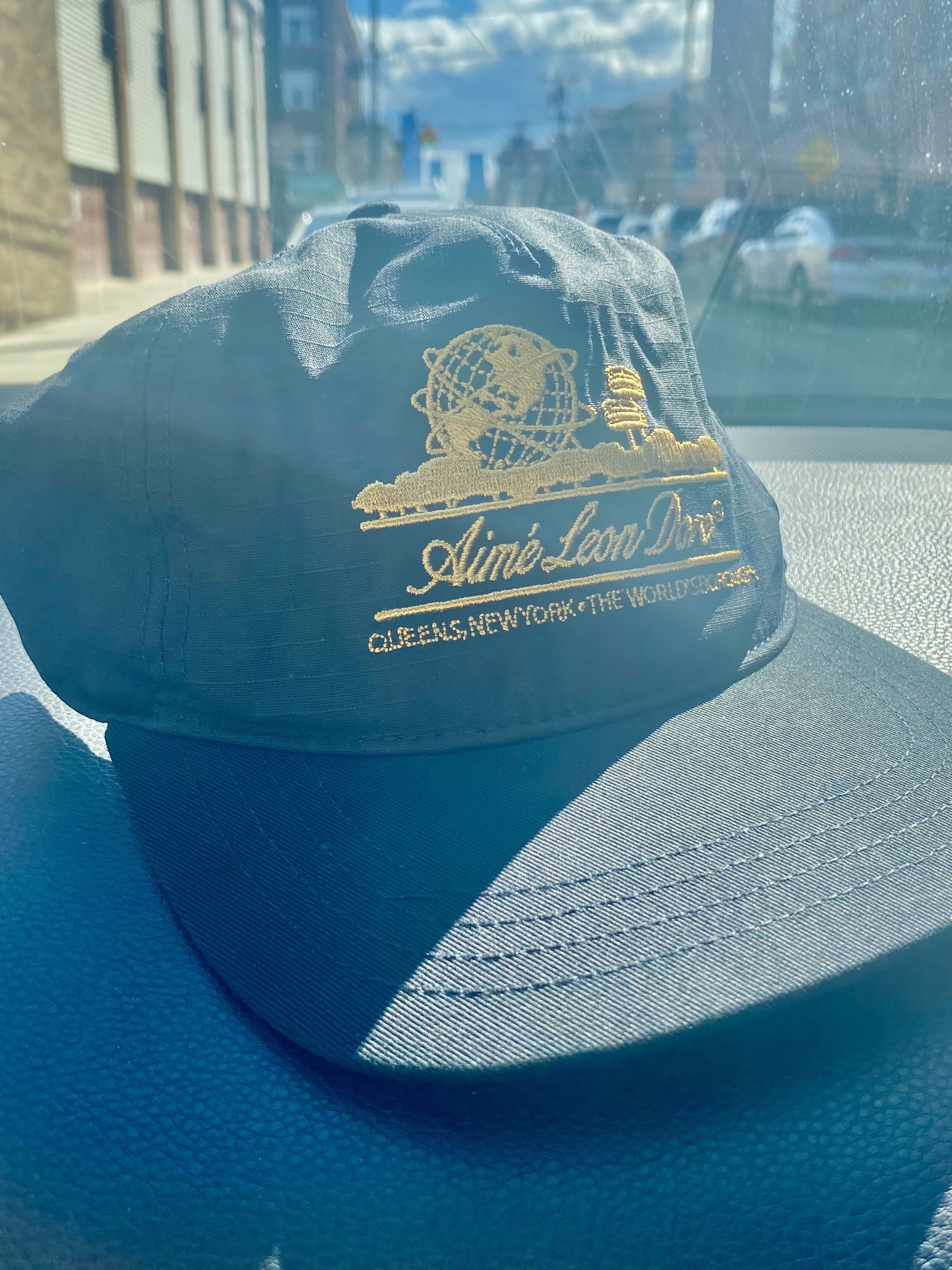 Aime Leon Dore Unisphere Hat Jet black 착용 스타일