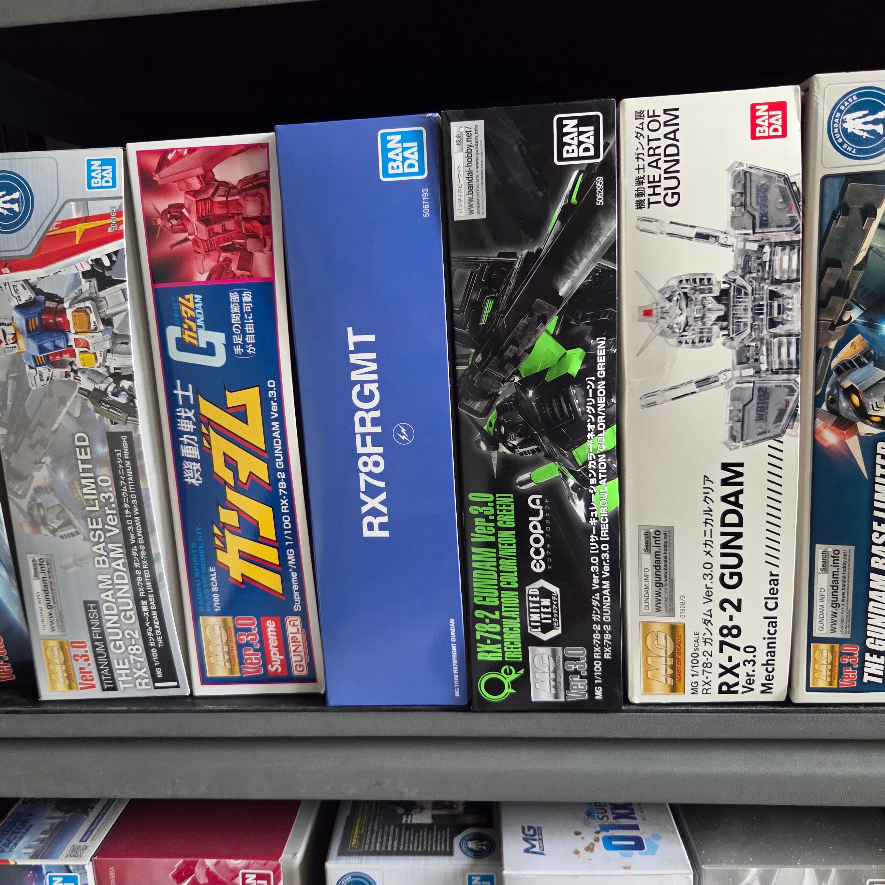 Fragment x Gundam MG 1/100 RX78FRGMT Gundam, Supreme MG 1/100 RX-78-2 Gundam Ver. 3.0 착용 스타일 - 1