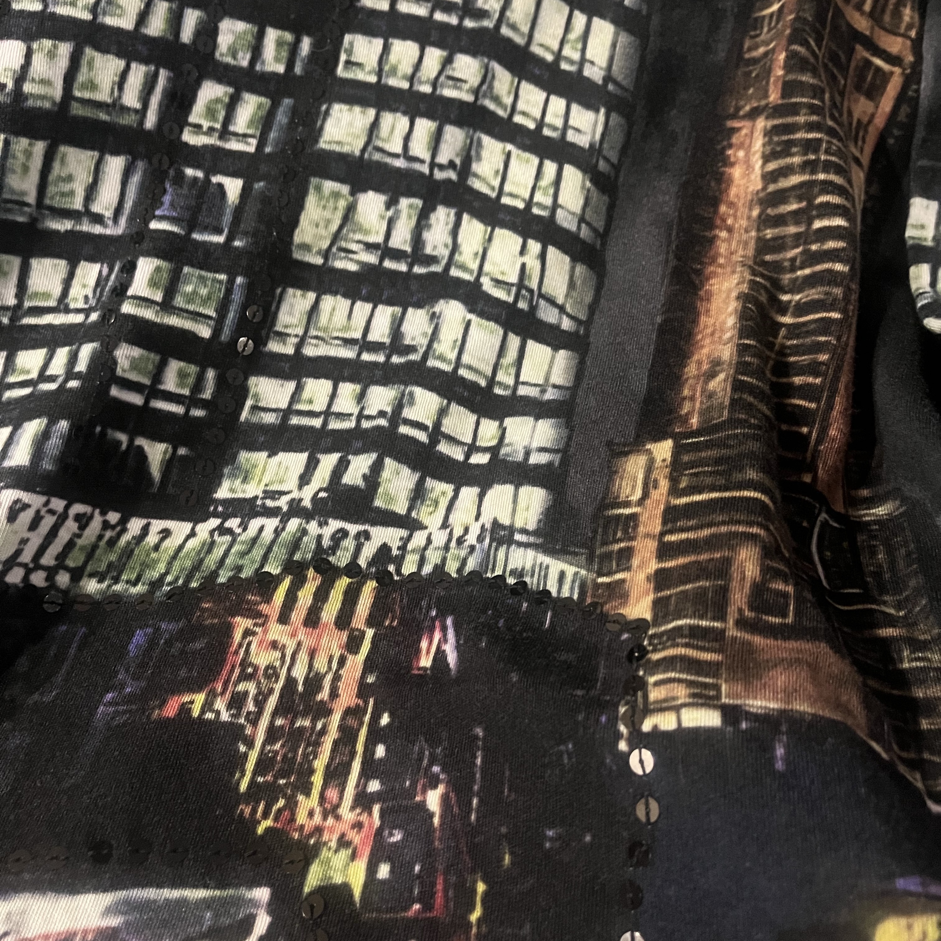 Supreme Skyline Sequin L/S Top Night - 25SS 착용 스타일 - 3