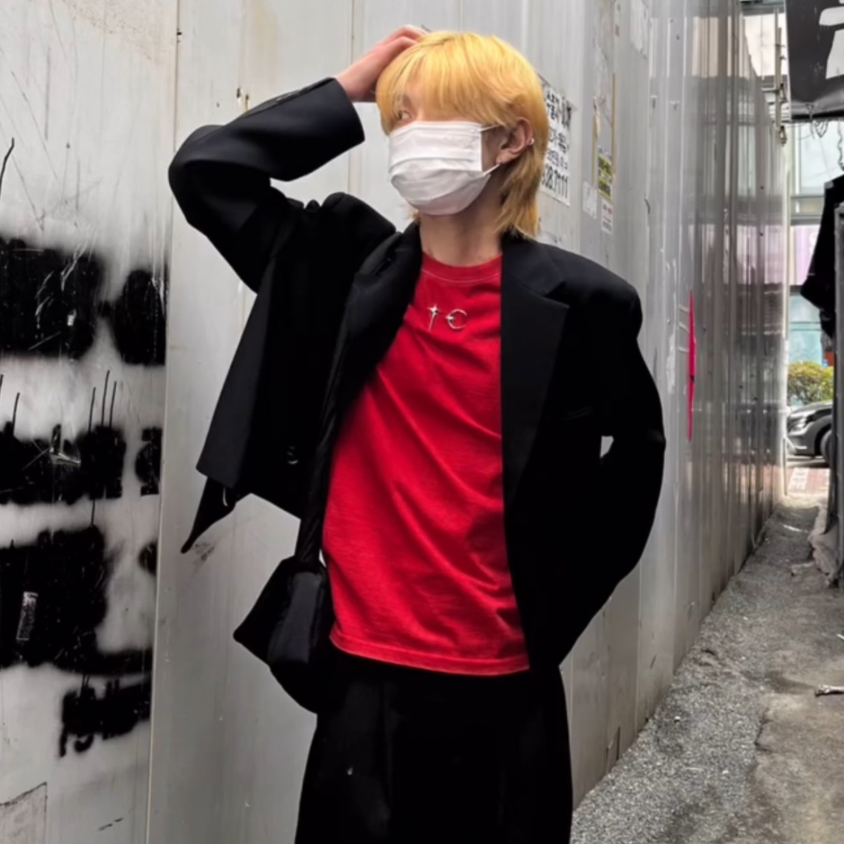 Thug Club TC Basic T-Shirt White 착용 스타일