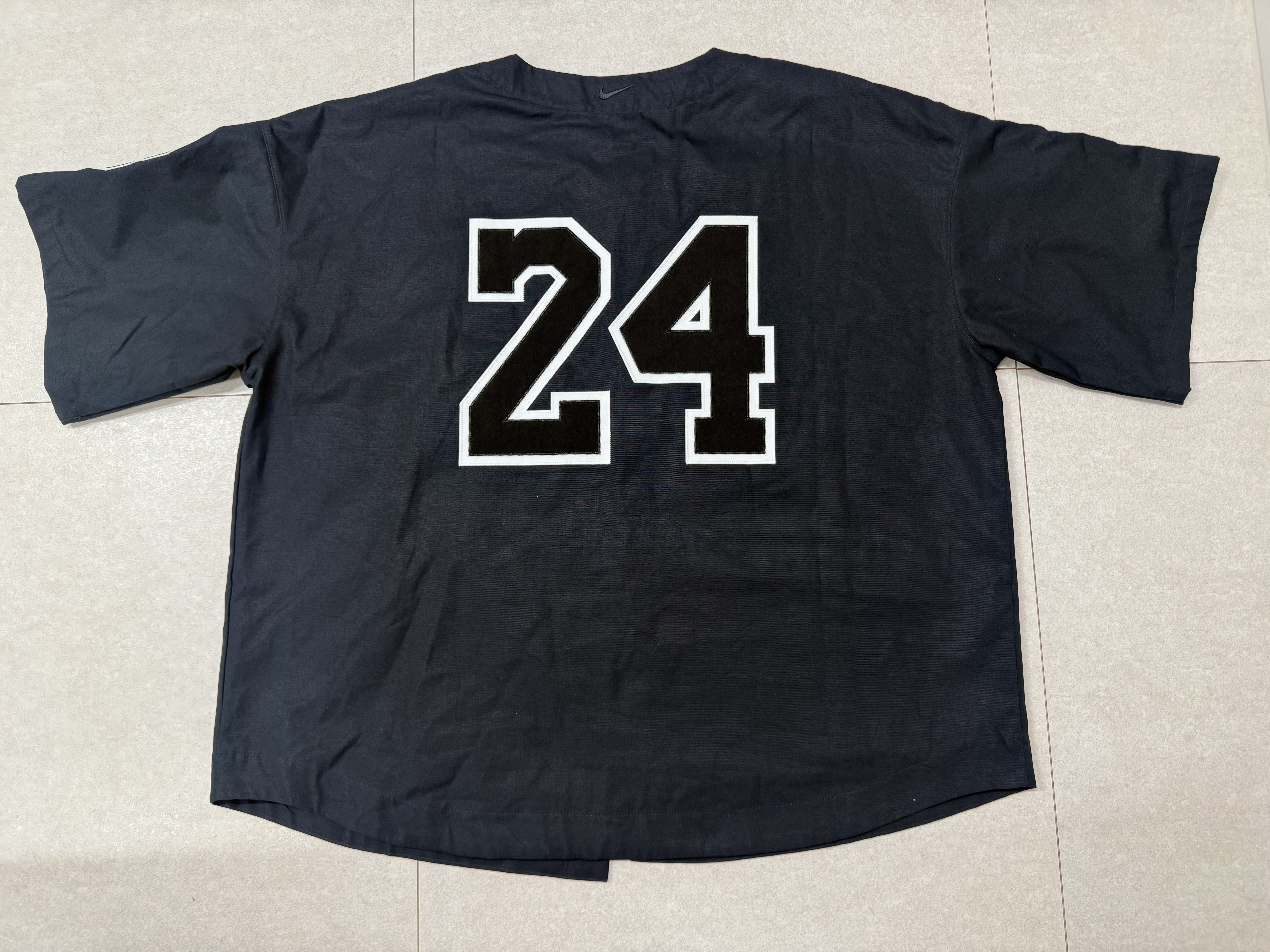 Nike Kobe Details Baseball Jersey Black - Asia 착용 스타일 - 6