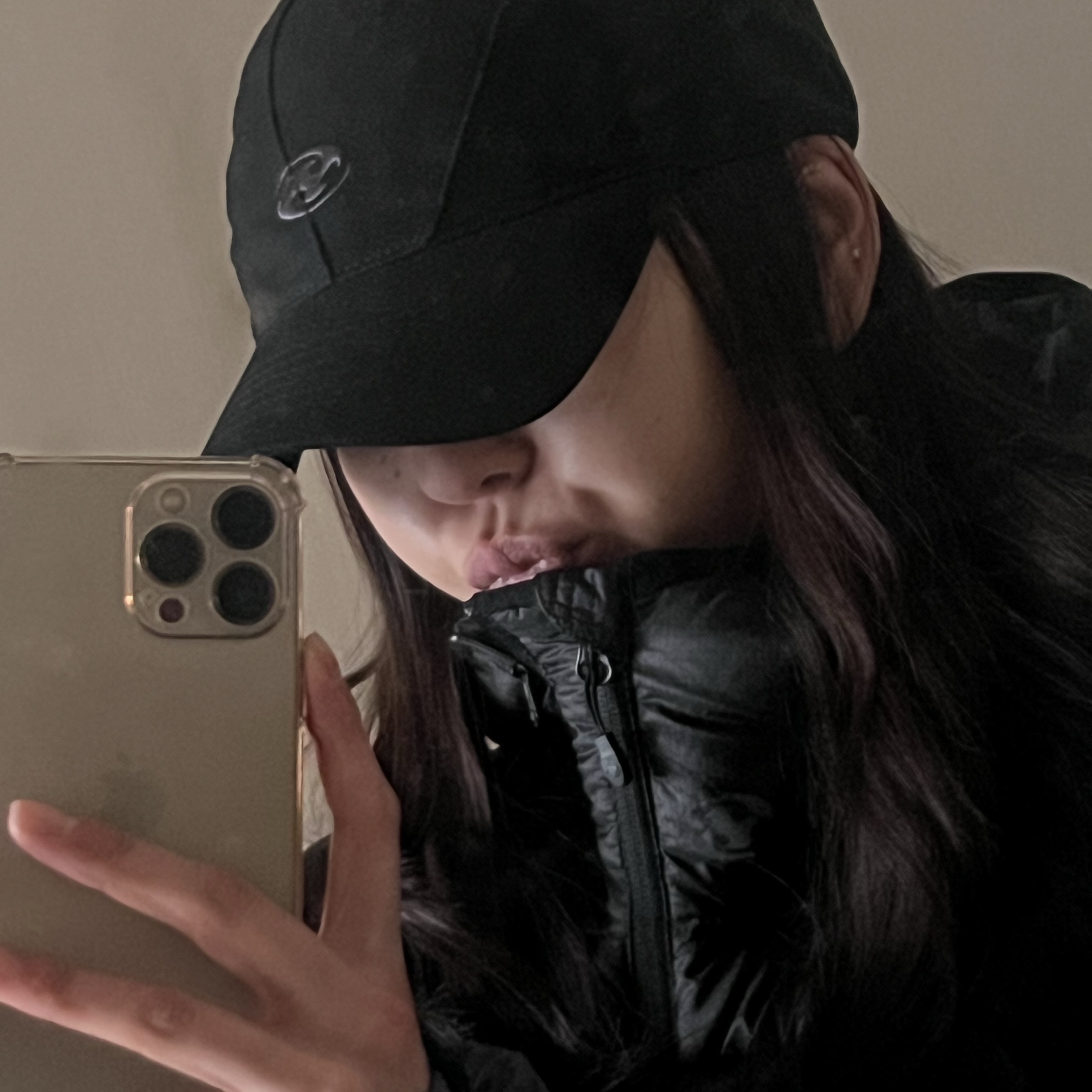 Sansan Gear Ballcap Black - 23SS, Sansan Gear Paneled Puffer Jacket Black - 24FW 착용 스타일