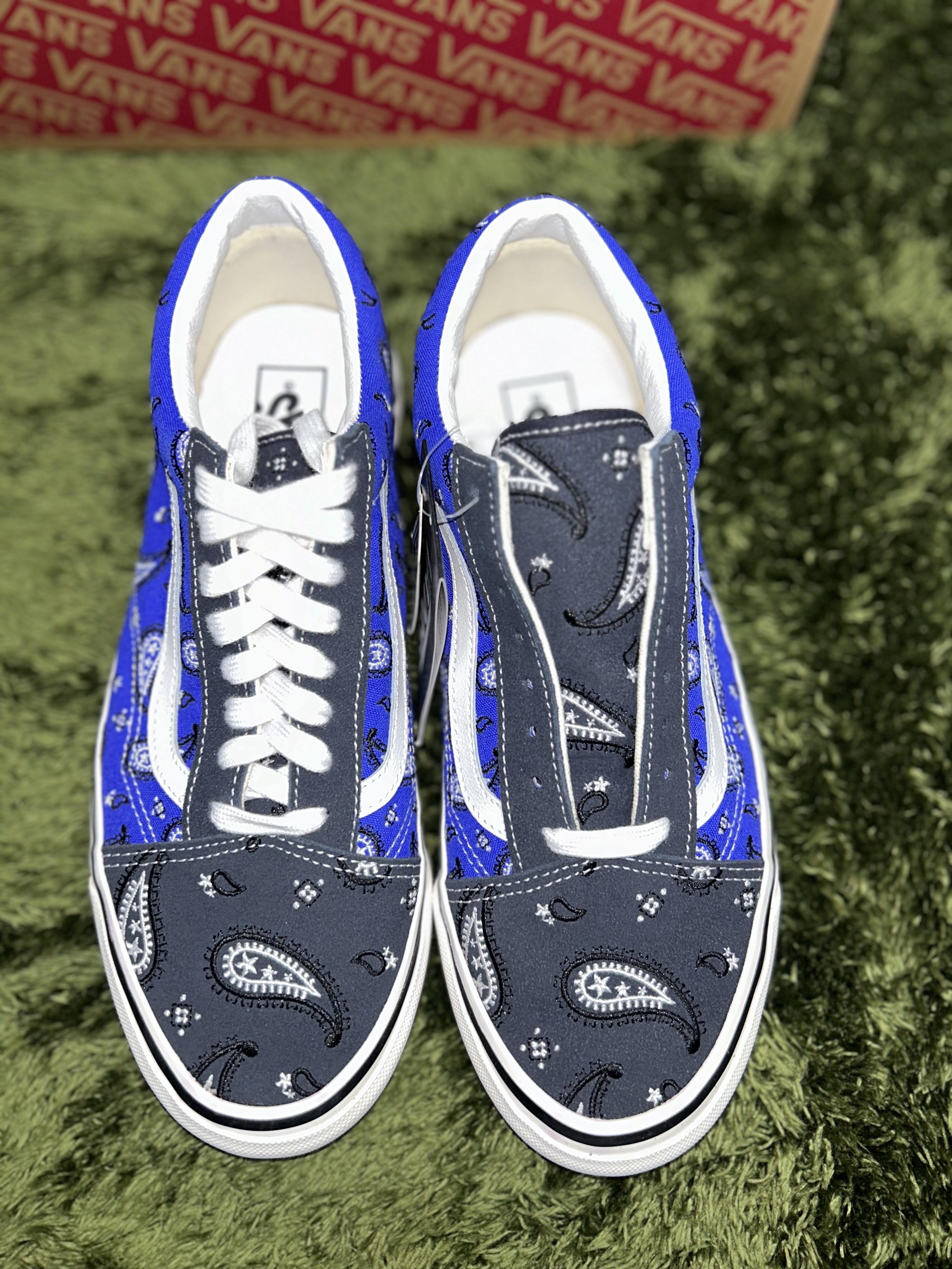 Vans Old Skool 36 DX Cosmic Rodeo Navy 착용 스타일 - 2