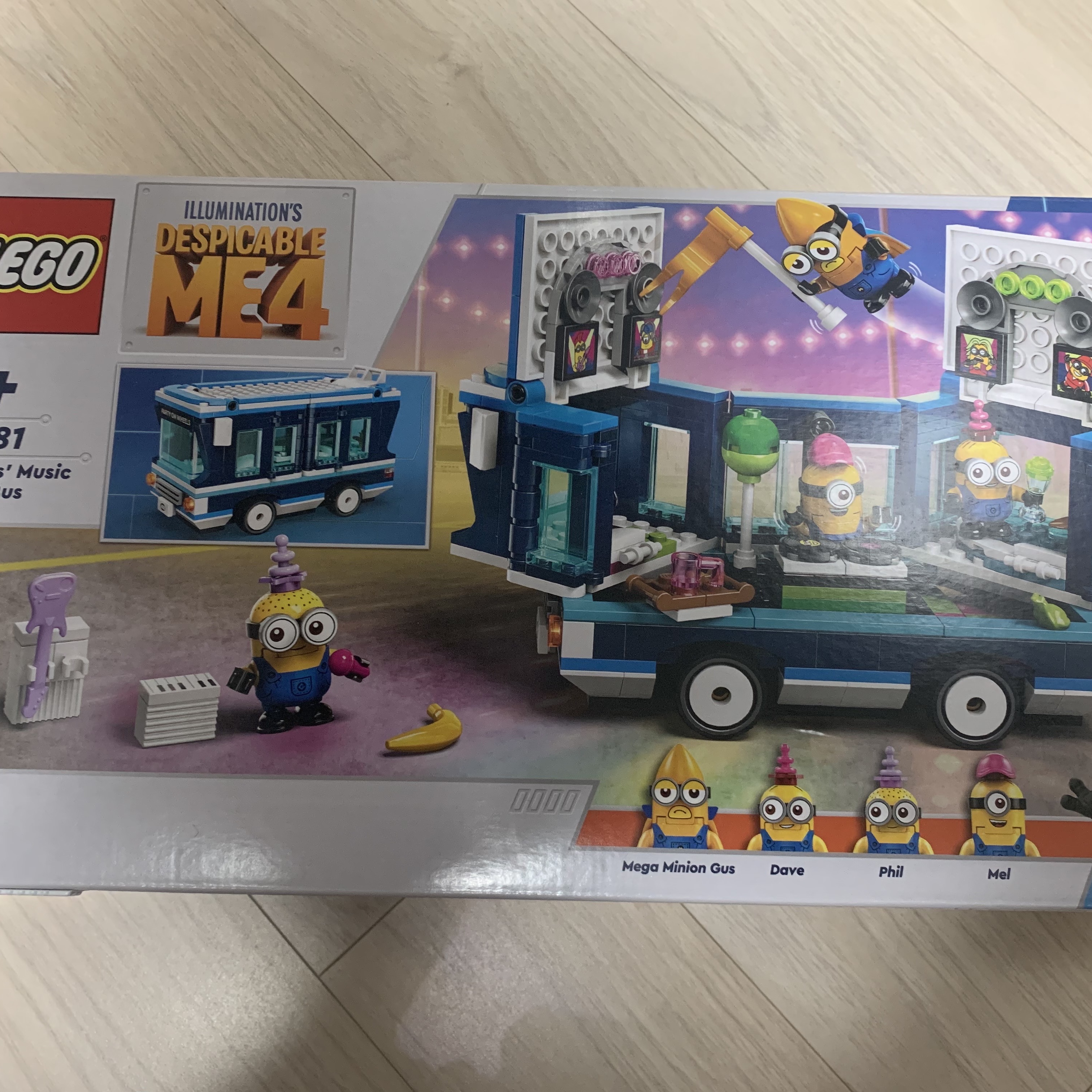 Lego Minions Music Party Bus 착용 스타일