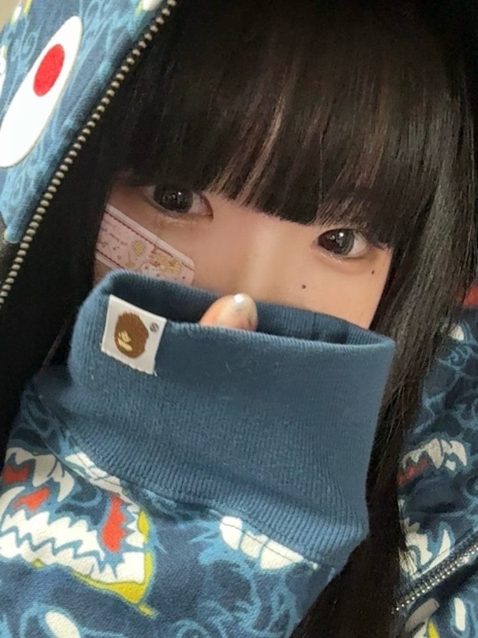 BAPE Japanese Tattoo Camo Shark Fz Hoodie Blue 착용 스타일 - 5