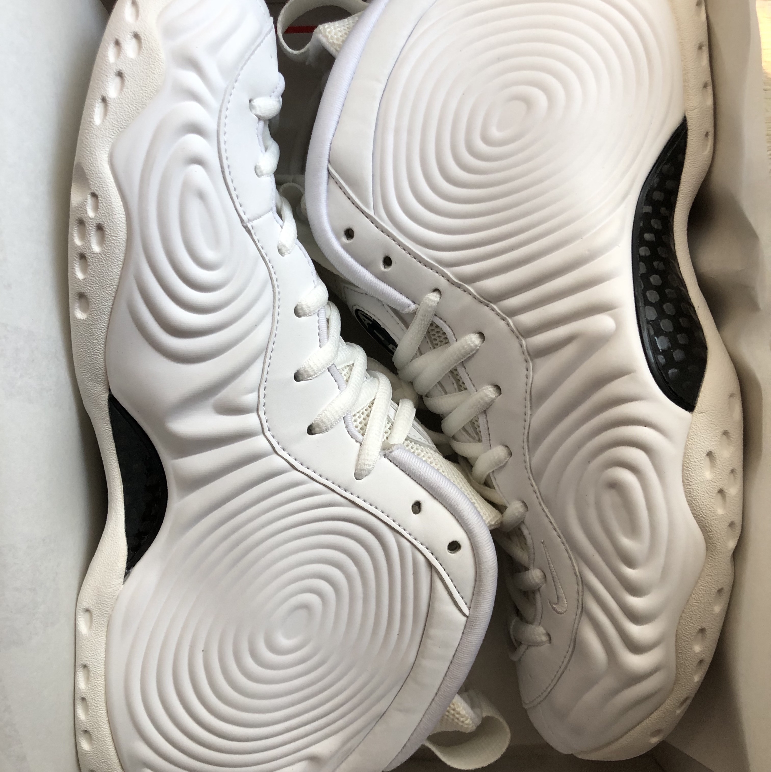 Nike x Comme des Garcons Homme Plus Air Foamposite One White 착용 스타일
