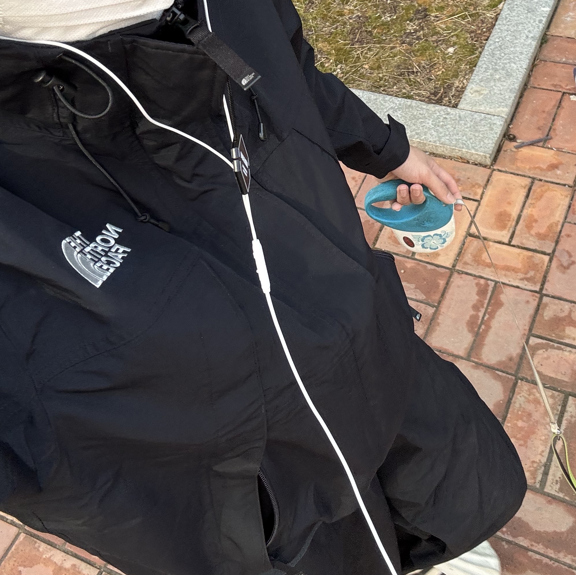 The North Face Hi Mountain Jacket Black 착용 스타일
