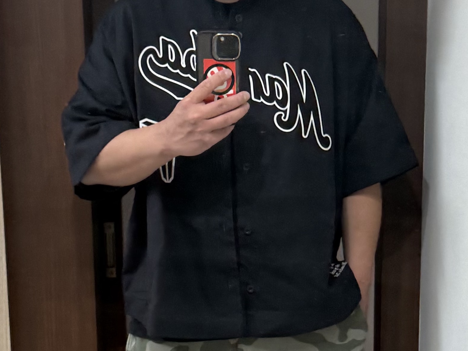 Nike Kobe Details Baseball Jersey Black - Asia 착용 스타일 - 3