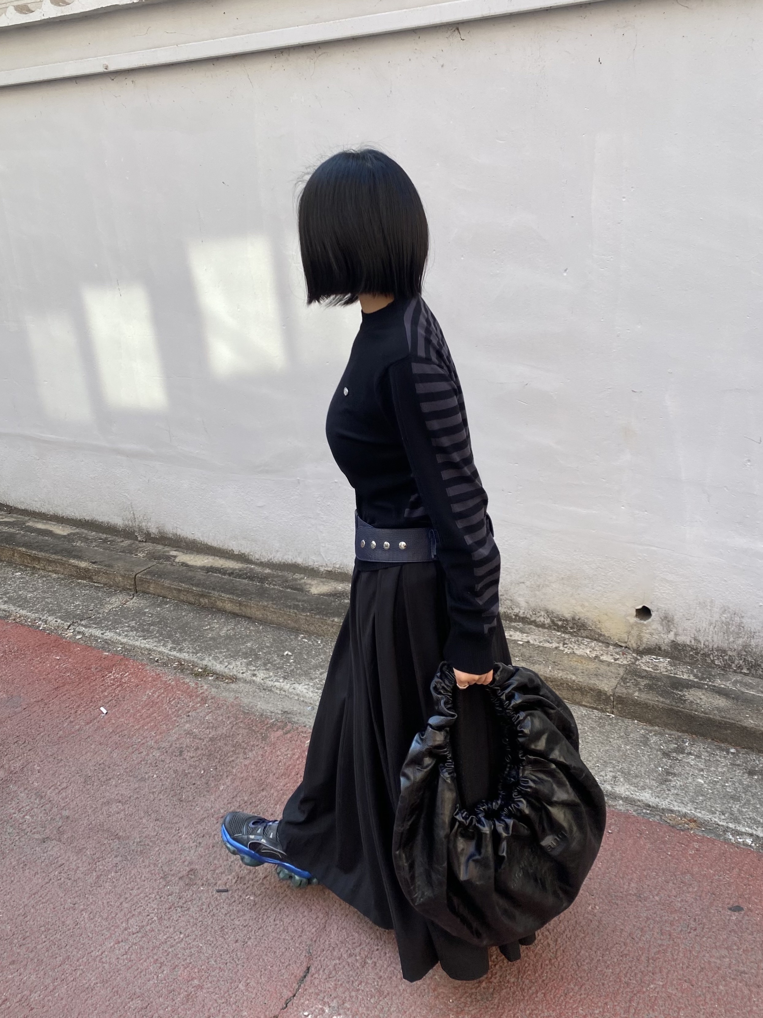 (W) Asics x Kiko Kostadinov x Hysteric Glamour Gel-Quantum Lylia Pure Silver Blue Expanse 착용 스타일