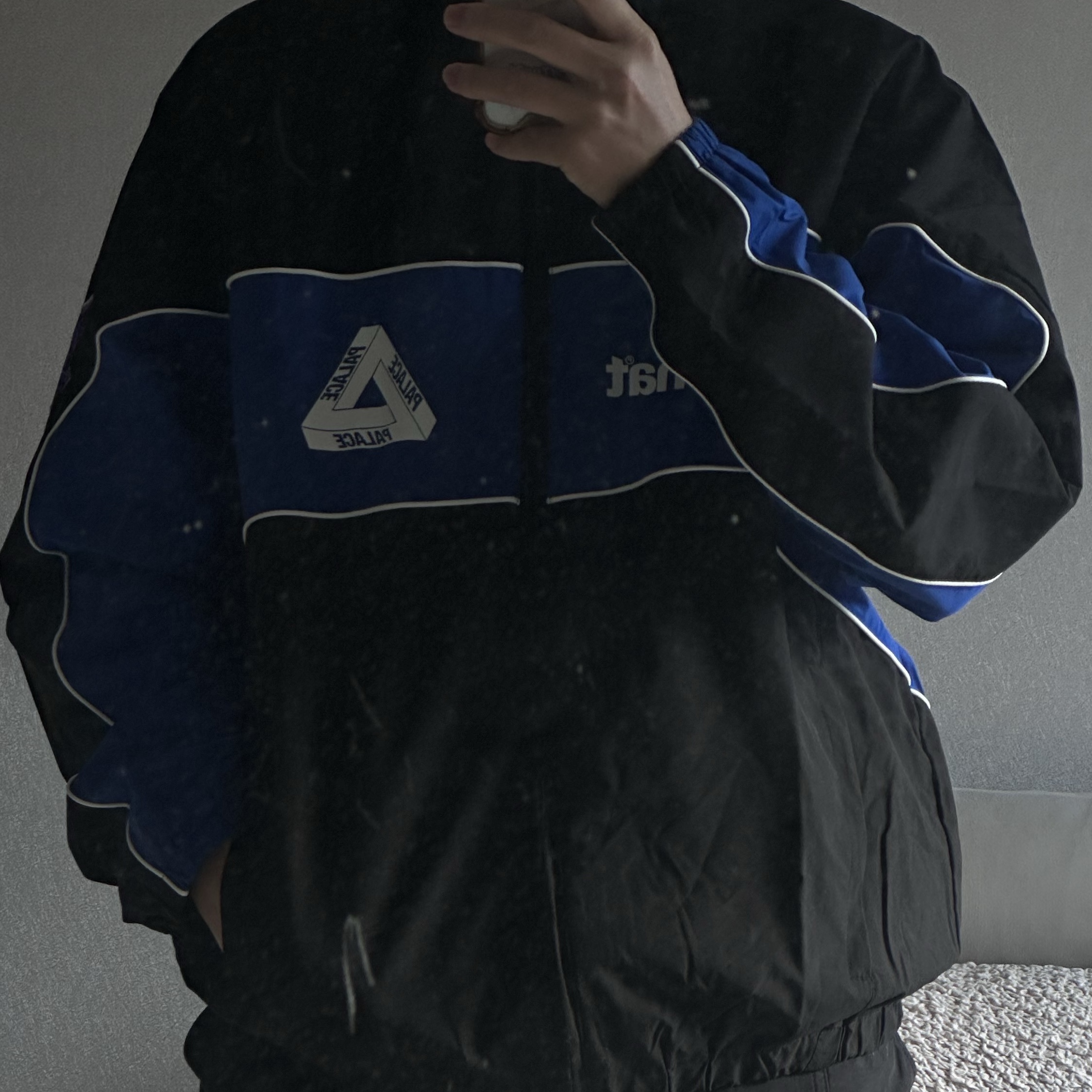 Palace Palamat Shell Jacket Black - 24FW 착용 스타일
