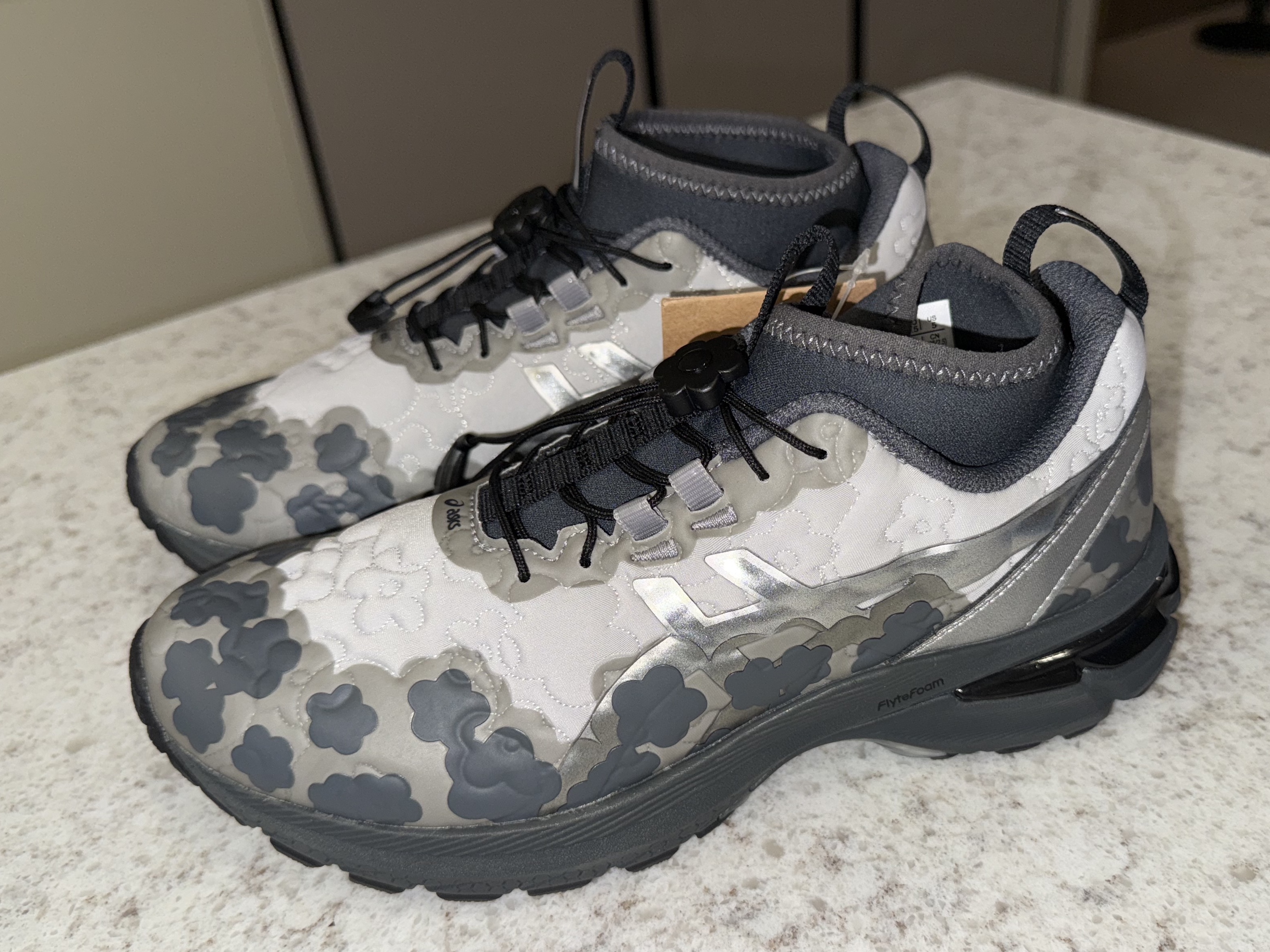 Asics x Cecilie Bahnsen Gel-Terrain MT Pure Silver 착용 스타일 - 8
