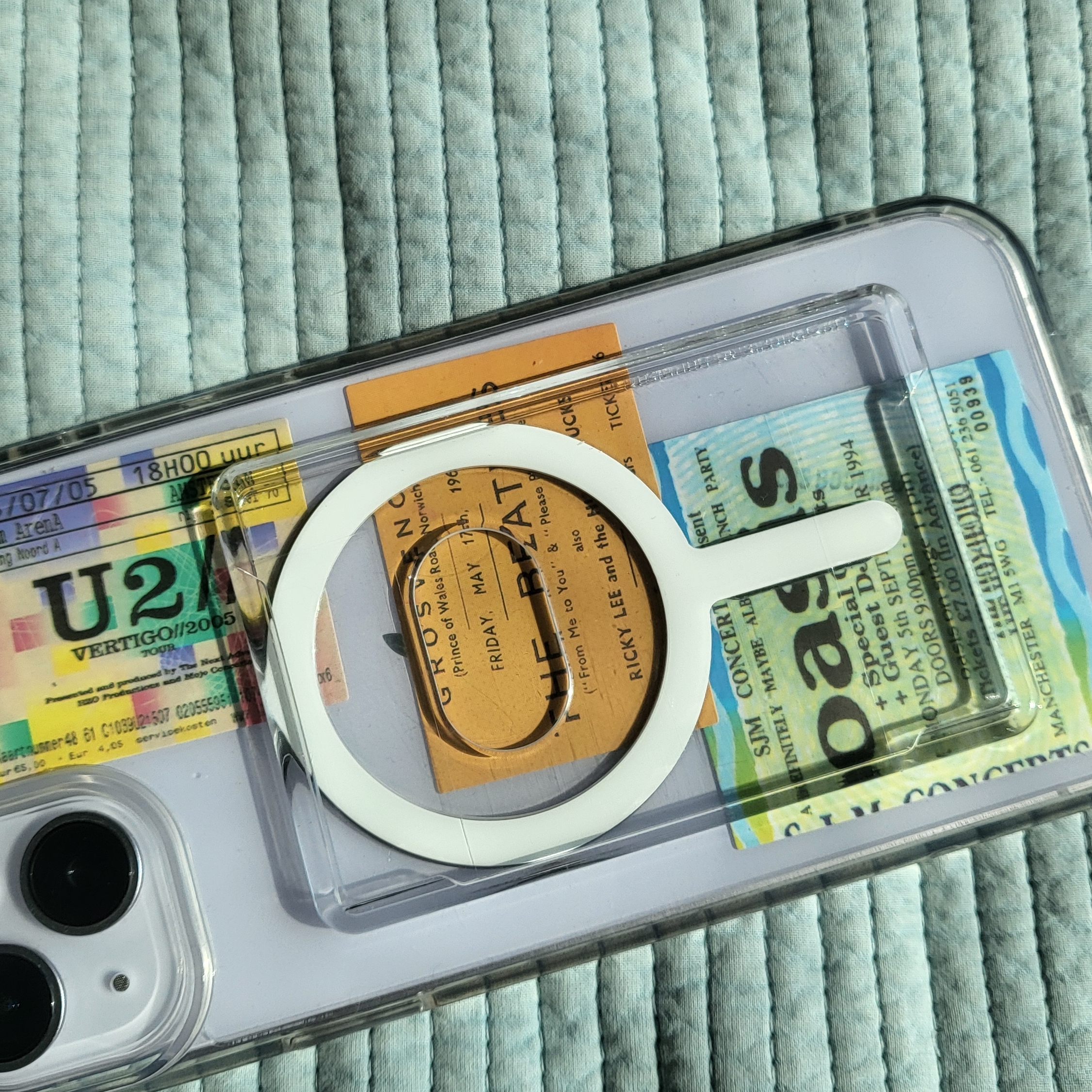SINJIMORU MagSafe Slim Slot Side Card Holder iPhone Transparent Wallet Case 착용 스타일