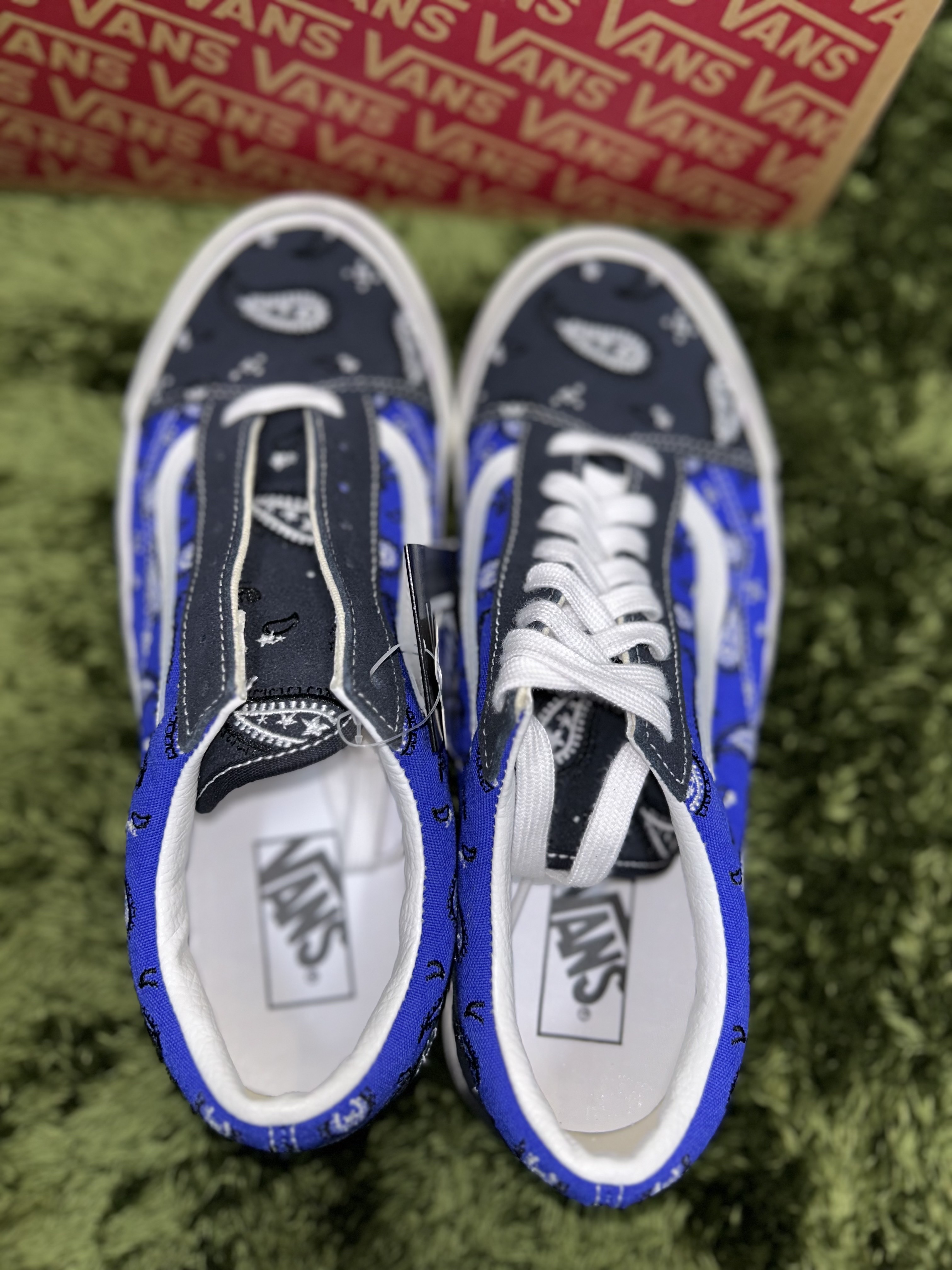 Vans Old Skool 36 DX Cosmic Rodeo Navy 착용 스타일 - 3