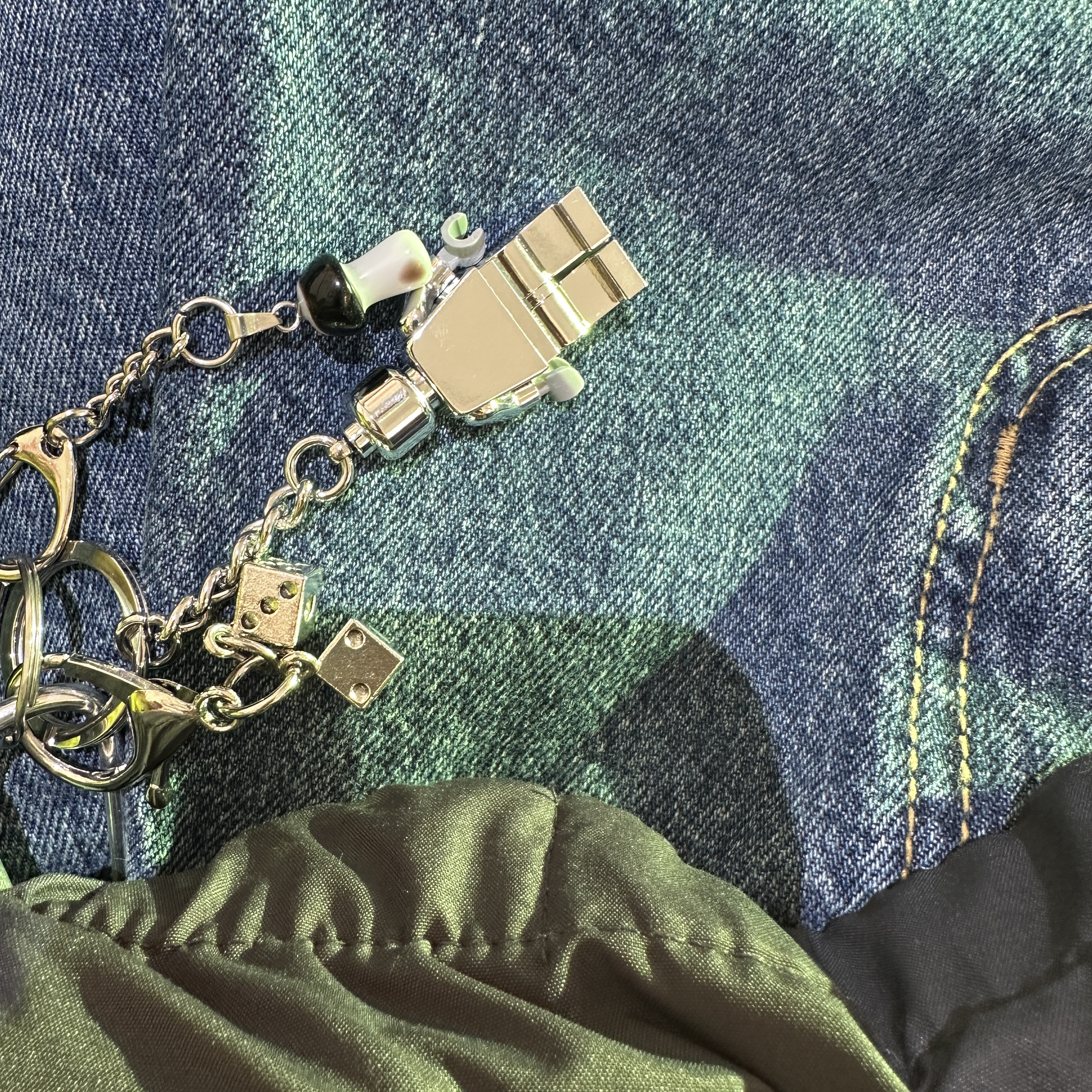 Converse x Stussy One Star Ox Black 착용 스타일 - 2