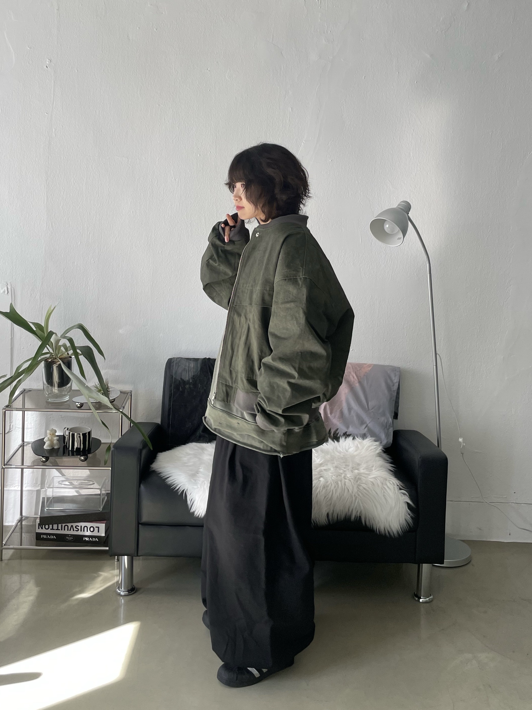 (W) Nike Air Force 1 '07 Low Triple Black, Supreme Pigment Canvas S Logo 6-Panel Black - 23SS 착용 스타일 - 7