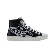 (W) Vivienne Westwood Plimsoll High Top Eco Sneakers Black