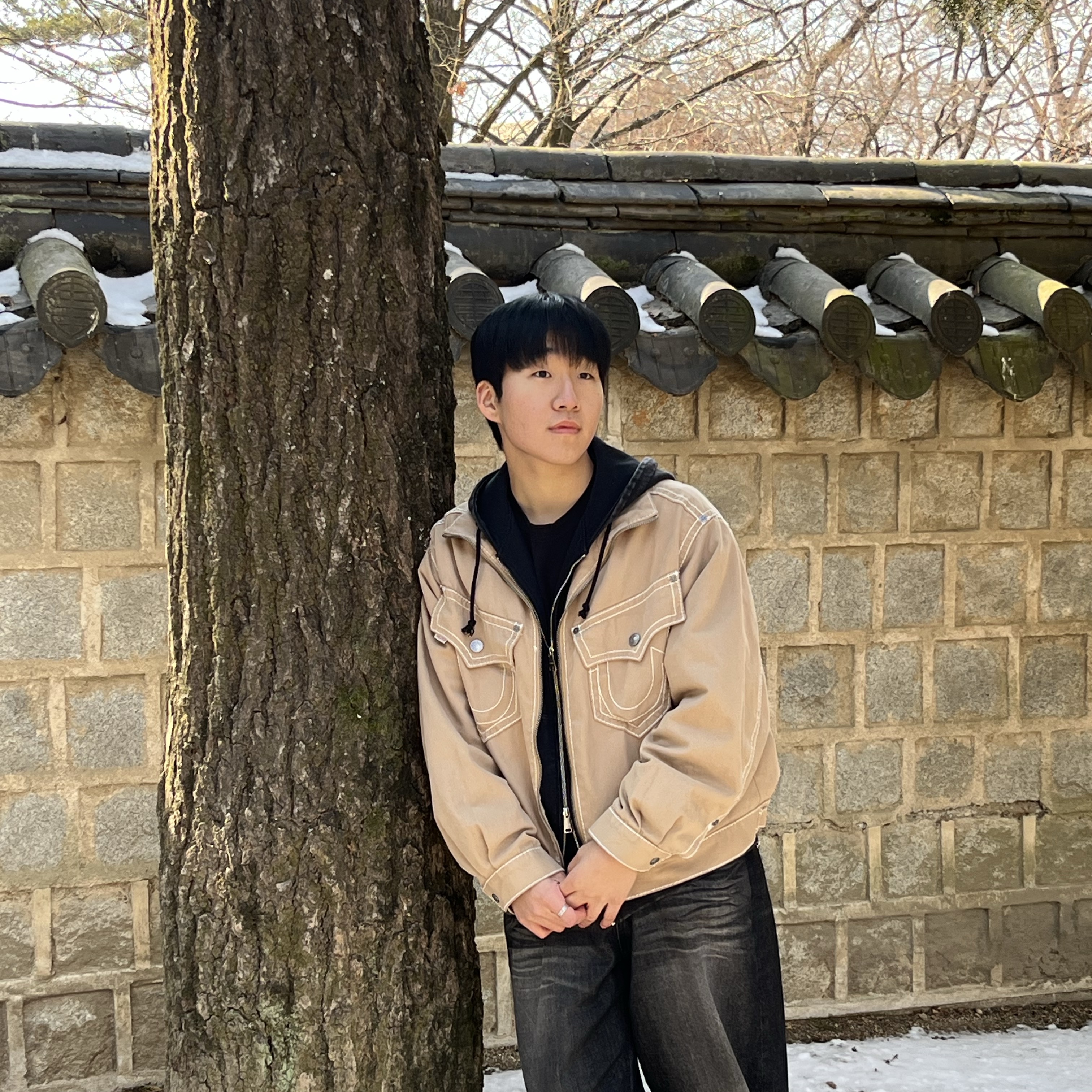 True Religion Noble Jacket Dark Beige 착용 스타일 - 4