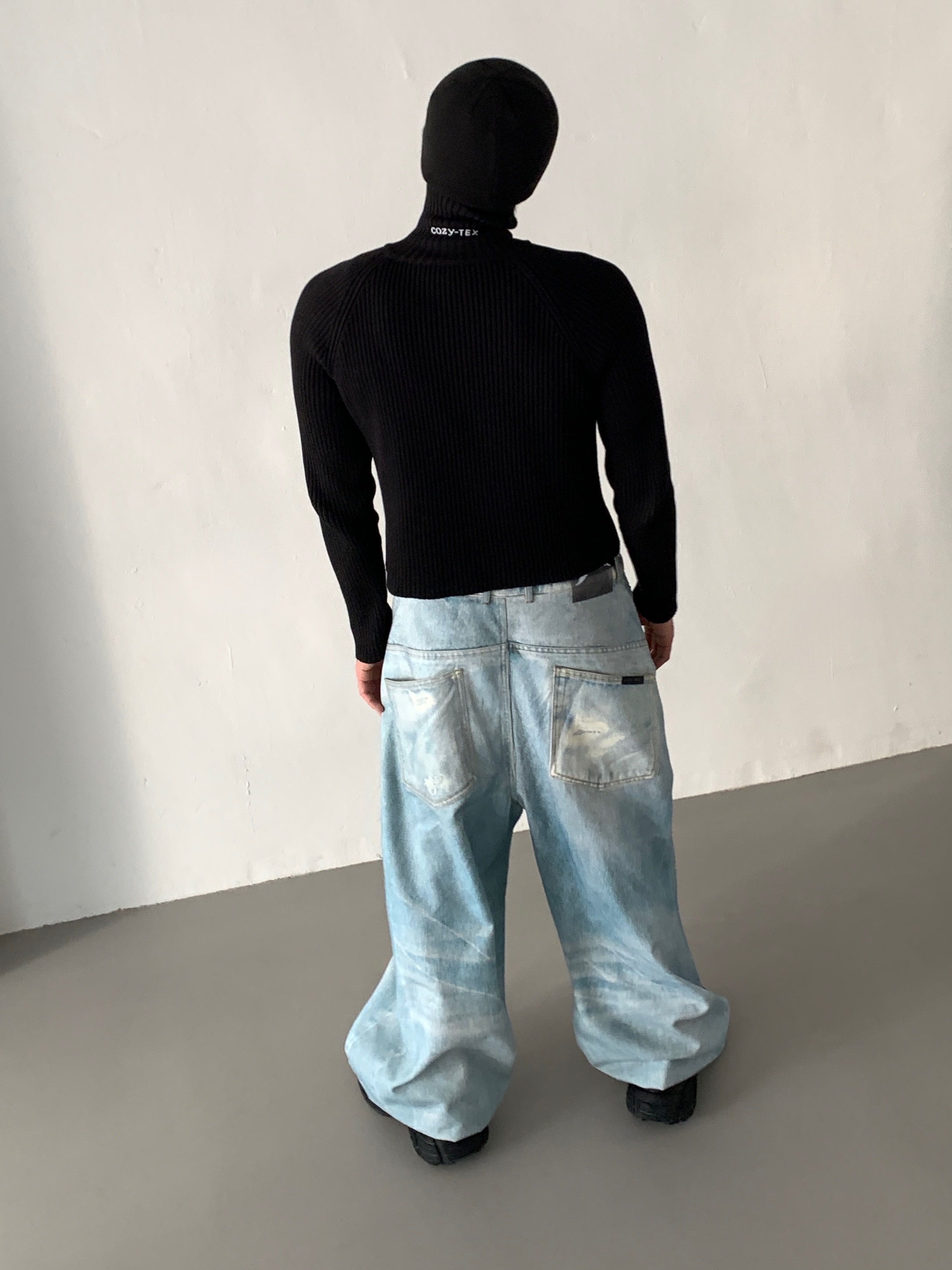 스투시 베이직 스컬캡 비니 블랙, 아워레가시 벨트 2cm 레더 블랙 착용 스타일 - 9