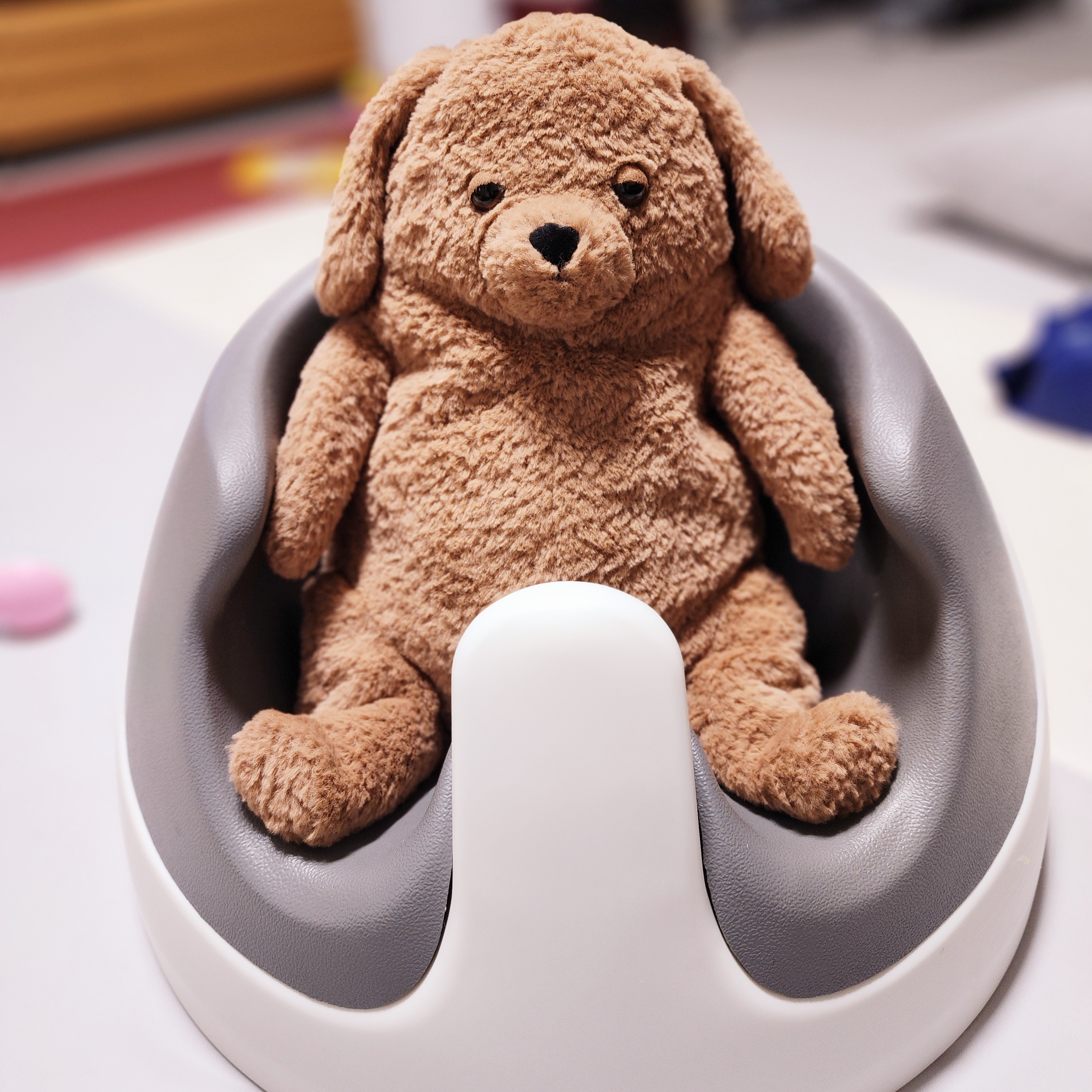 Jellycat Amore Dog Brown 착용 스타일